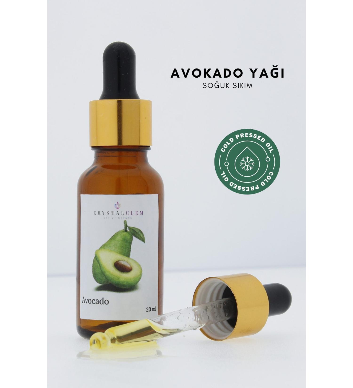 Crystalclem 0 Natural Cold Pressed Avocado Oil 20 ml