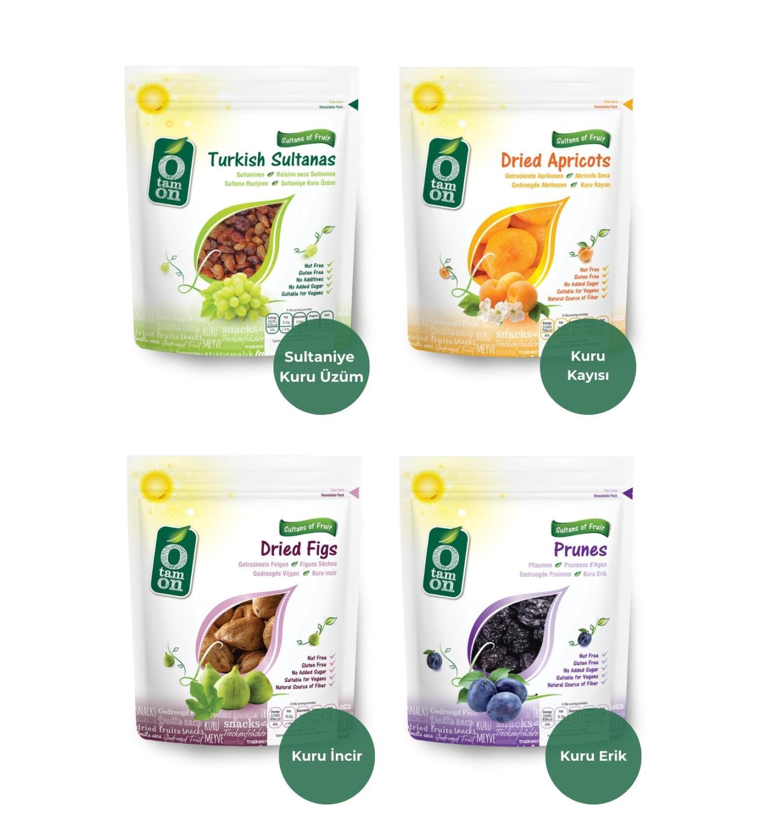 Otamon Flavor Package (DRIED RAISINS DRIED APRICOTS DRIED FIGS DRIED PLUM) - Buy Online on GoSupps.com