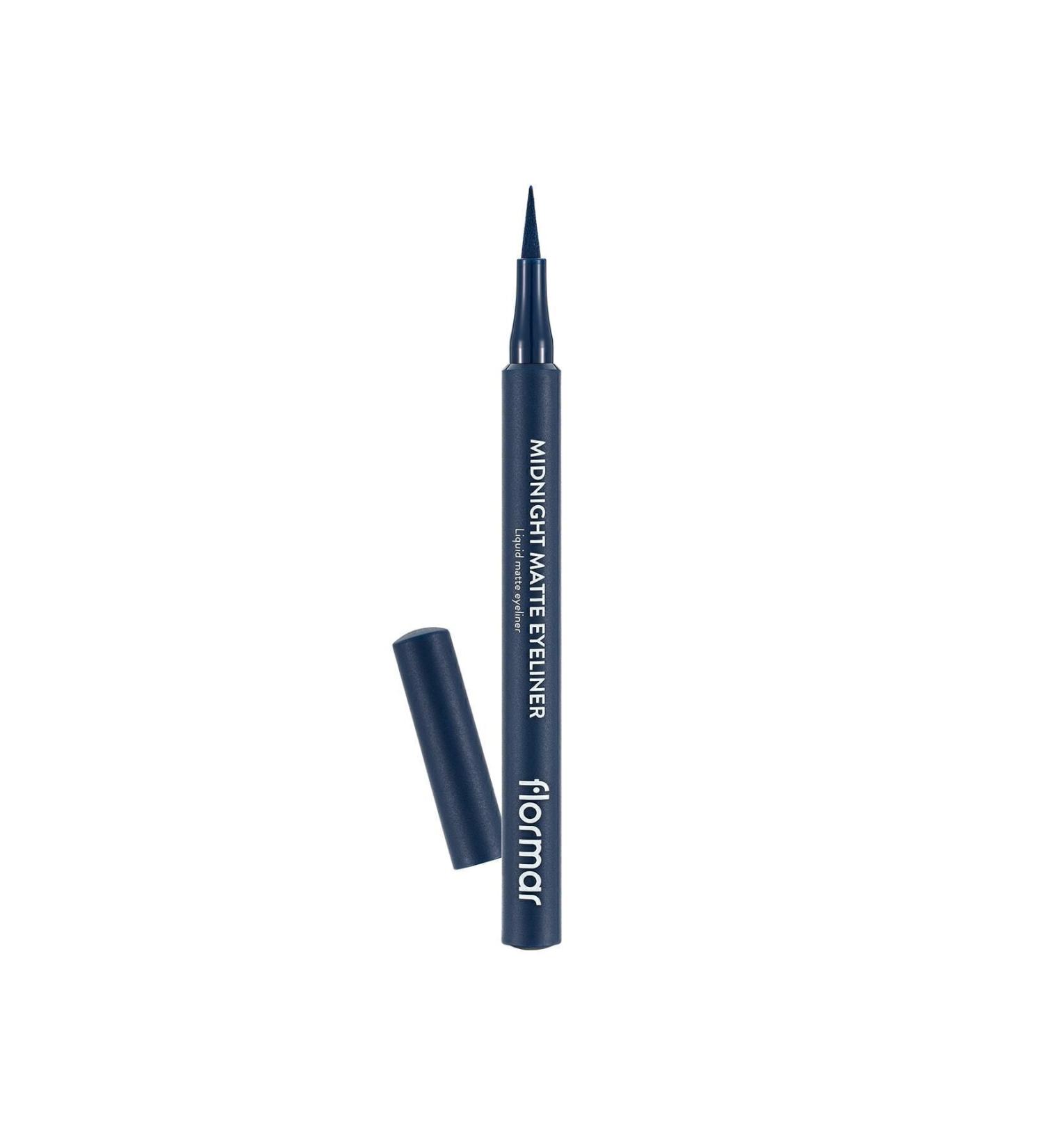 Flormar Matte Liquid Eyeliner Pencil Adds Depth to Your Eye Makeup (NAVY BLUE) 1ml NTRLB 344 - Buy Online on GoSupps.com