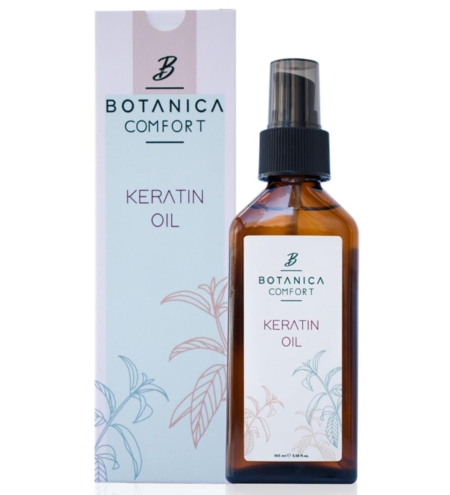 botanica Keratin Hair Care Oil That Gives Hair a Stronger Structure Shiny Appearance eleg.2043