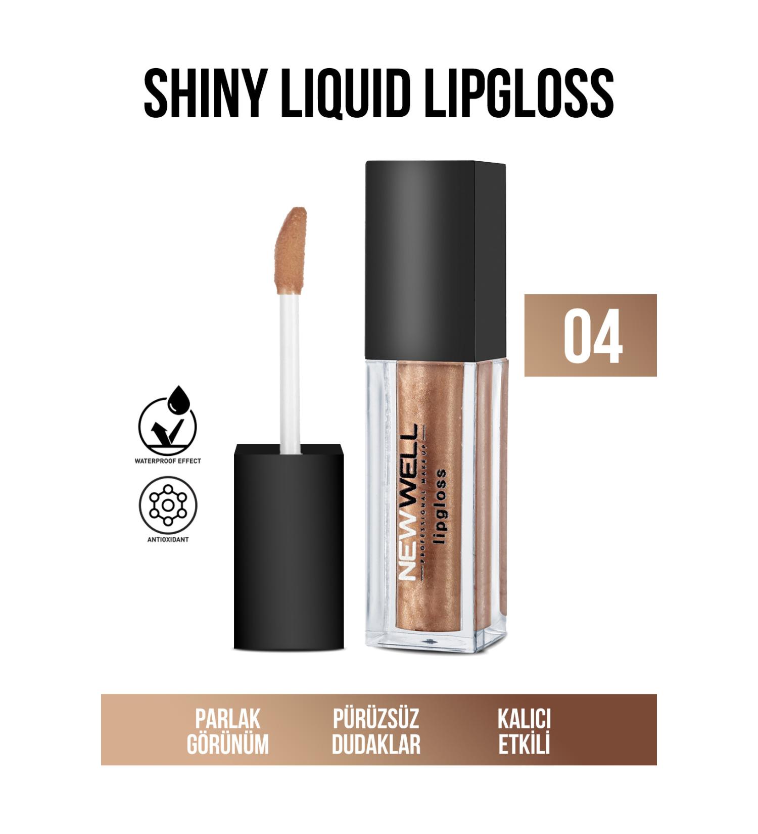 New Well Shiny Liquid Lipstick - 04 - Buy Online on GoSupps.com