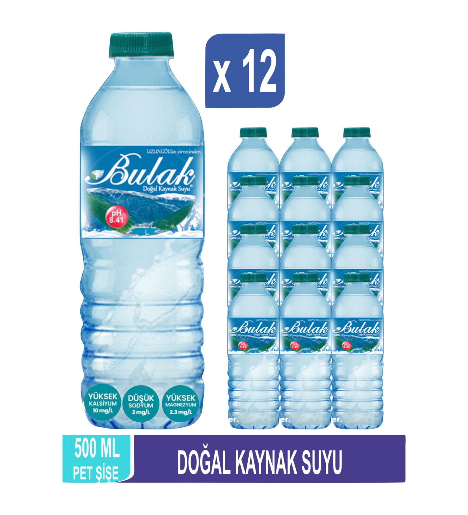 BULAKSU BULAK Natural Spring Water 500 ML x 12