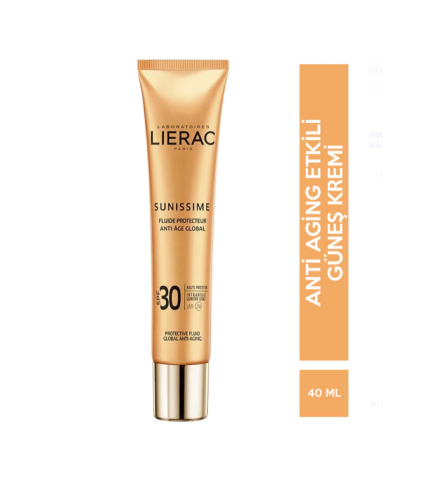 Lierac Sunissime Energizing Protective Fluid Spf 30 40 ML Sun Cream
