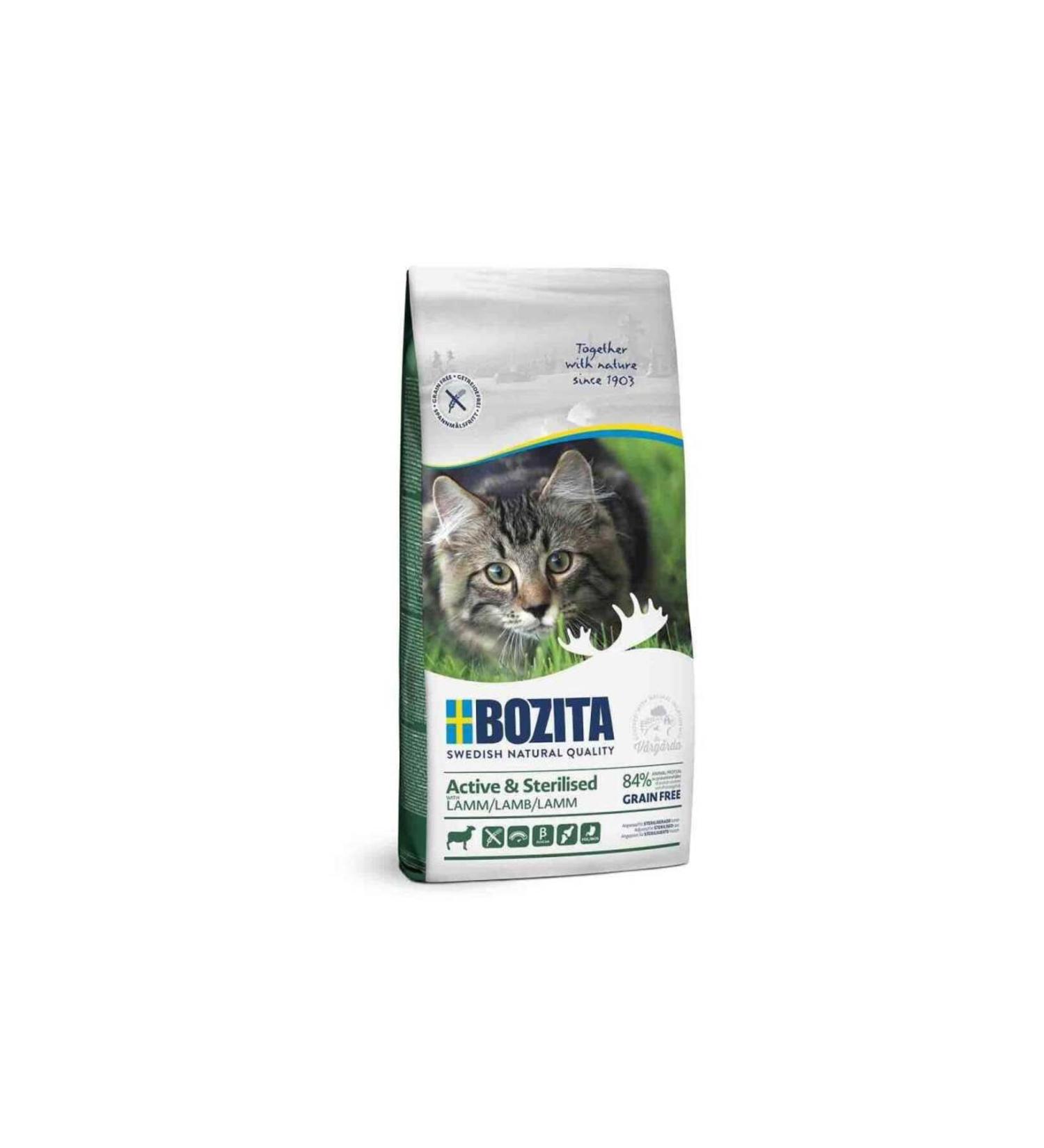 Bozita Active Lamb Grain-Free Sterilized Cat Food 2kg