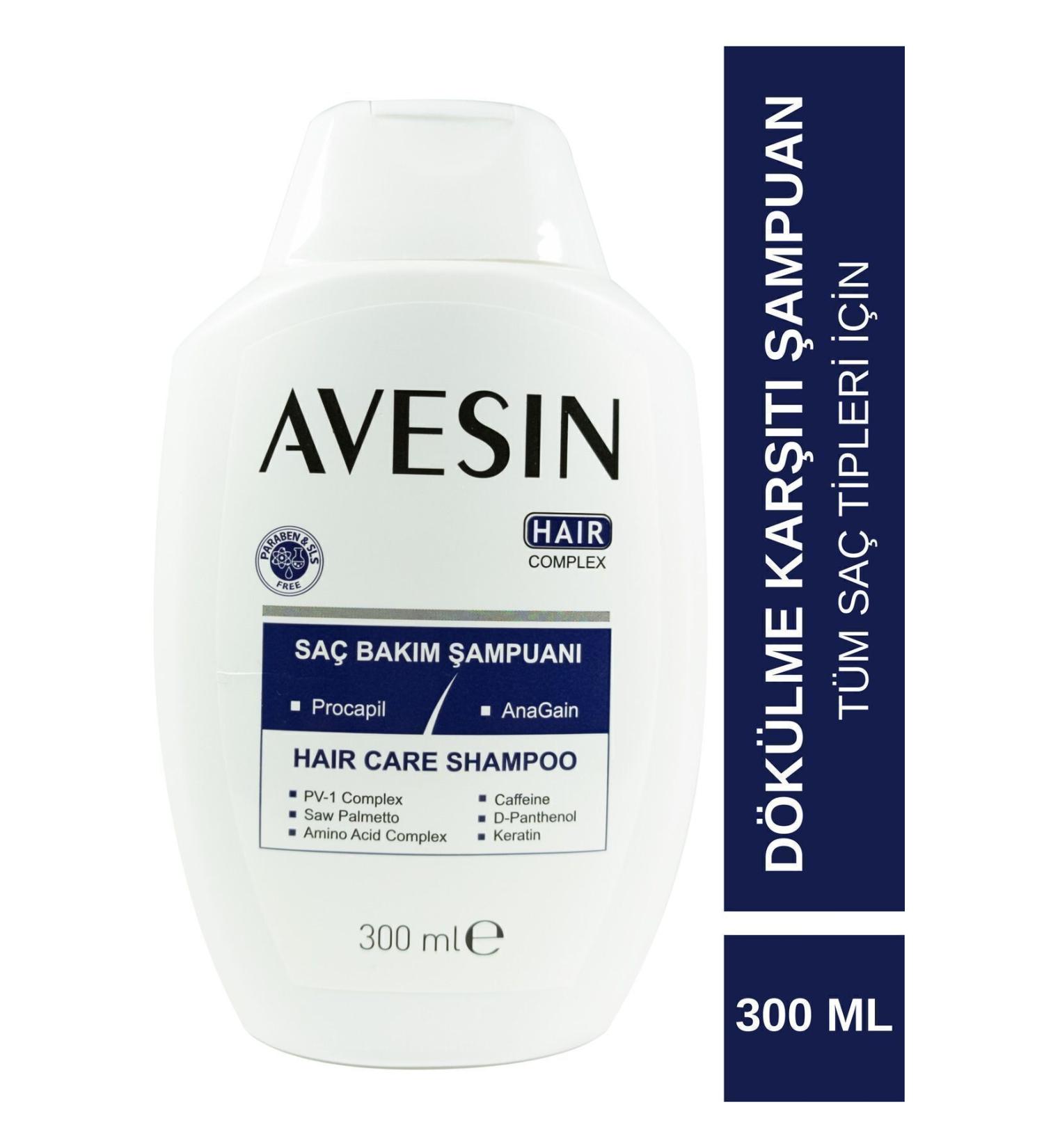avesin Strengthening & Repairing Shampoo Against Hair Loss 300 ml - Buy Online on GoSupps.com