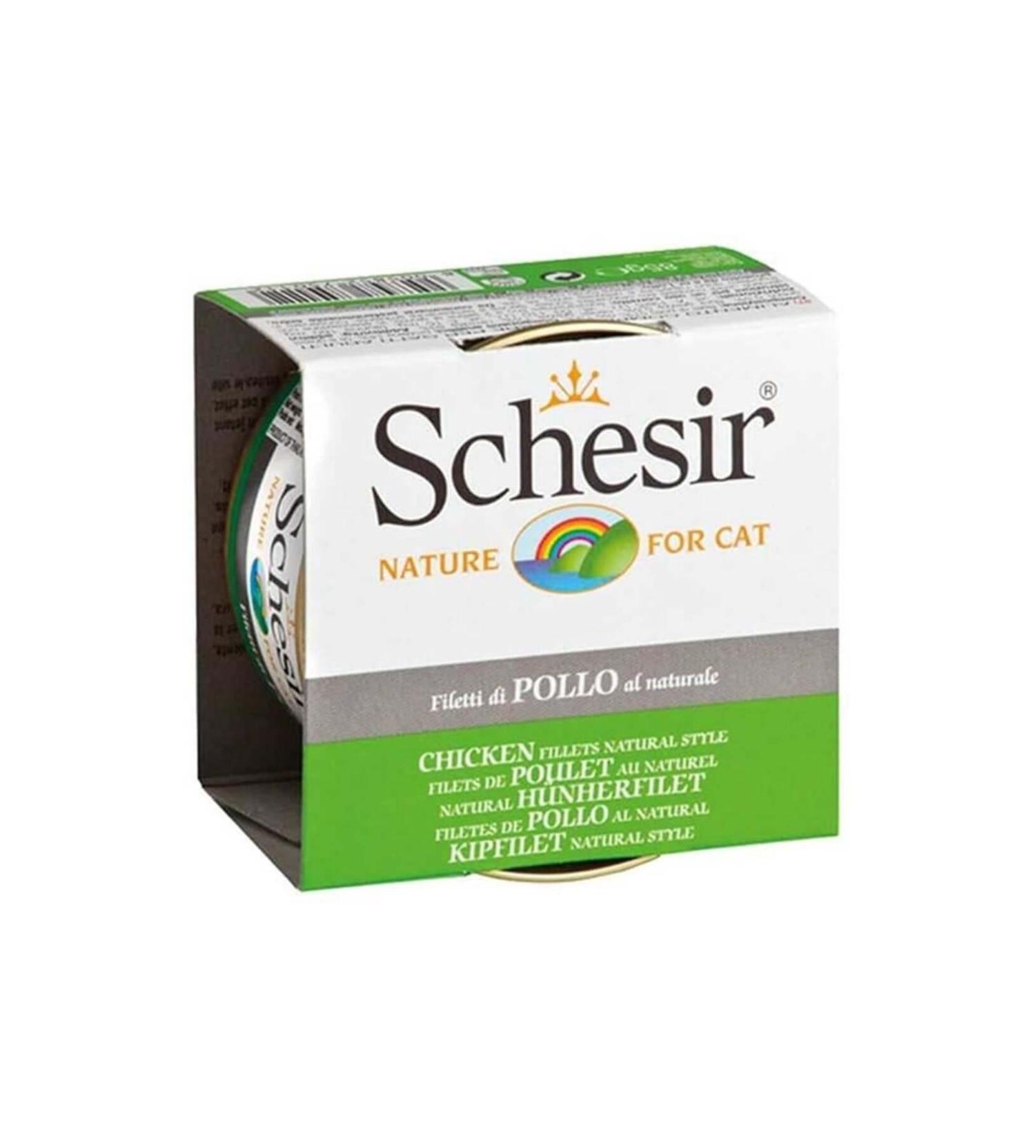 Schesir C169 Chicken Fillet Sauce Cat Canned Food 85 gr