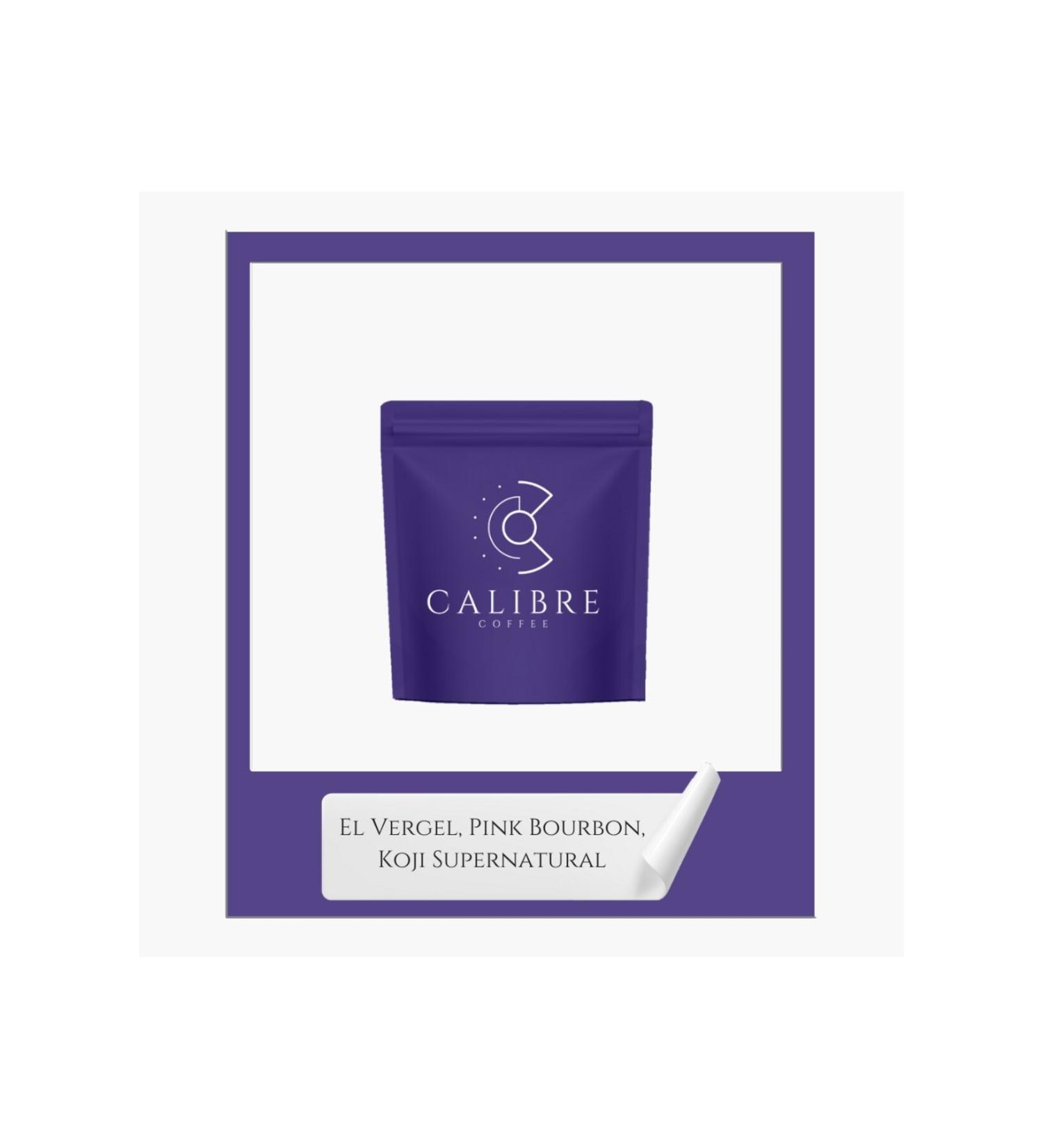 Caliber Coffee El Vergel Pink Bourbon Koji Supernatural Colombia