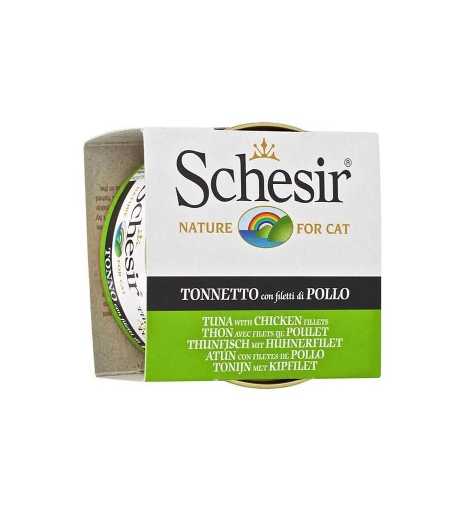 Schesir C137 Jelly Tuna and Chicken Jelly Cat Canned Food 85 gr