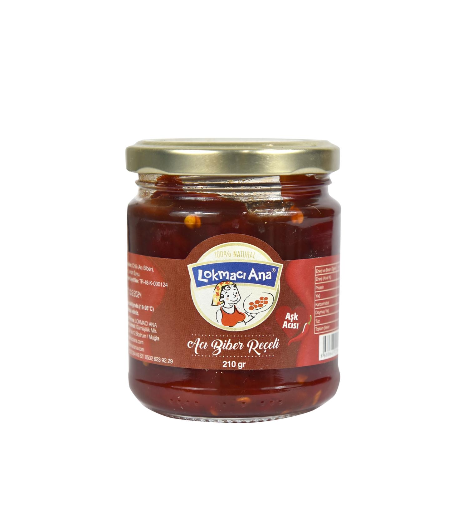 LOKMACI MAIN HOT PEPPER JAM 210 GR
