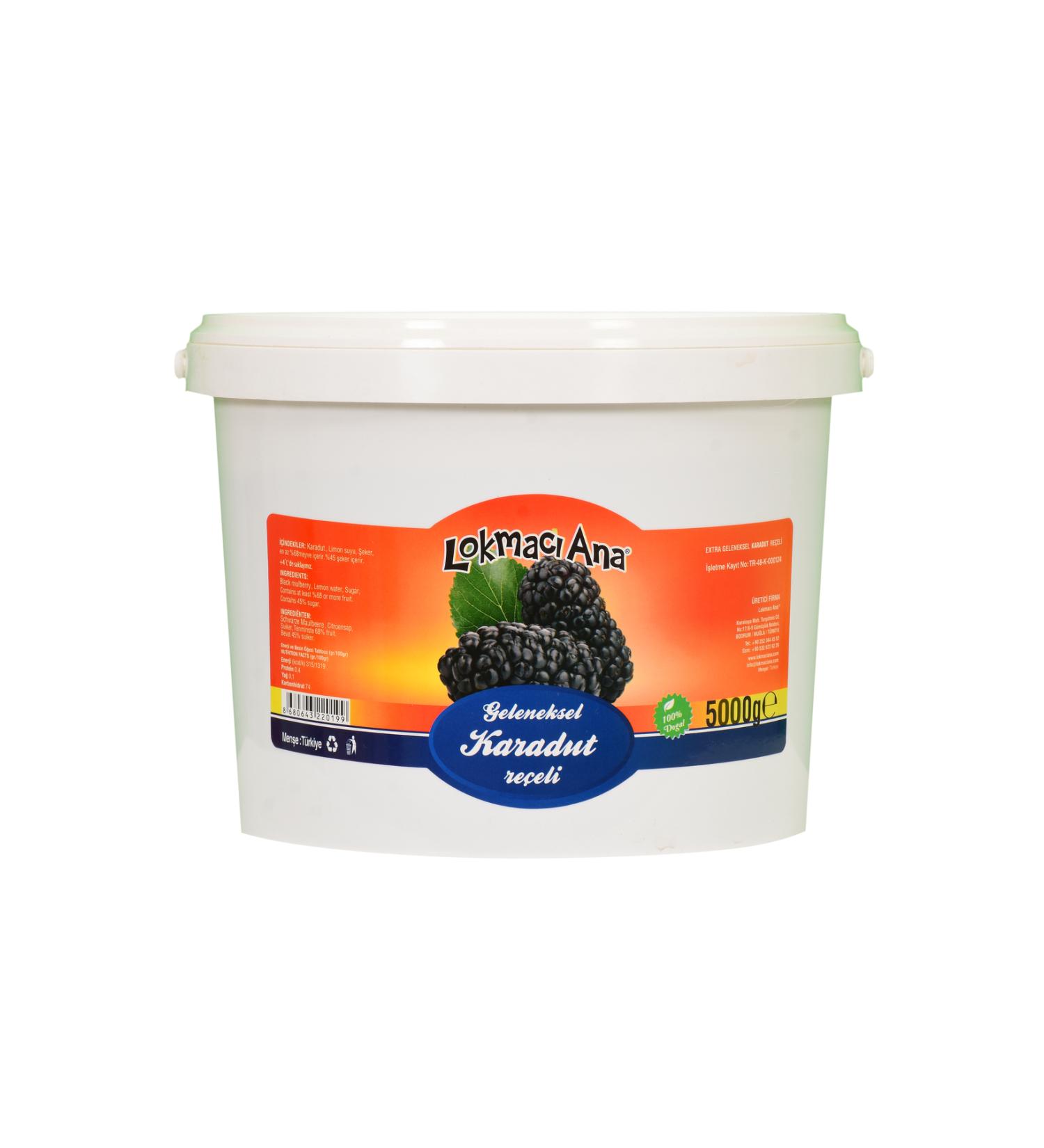 LOKMACI ANA BLACK MULBERRY JAM 5 KG