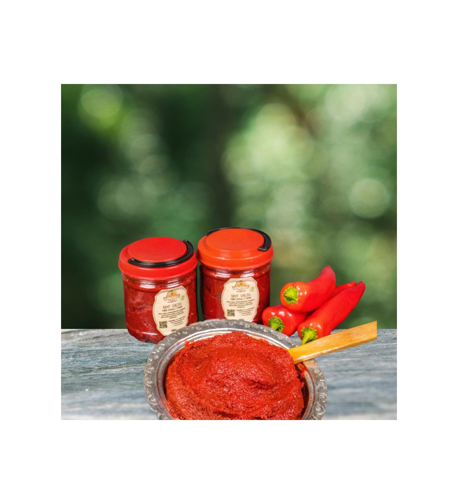 hataydangelir Local Hot Pepper Paste 1100 gr - Buy Online on GoSupps.com
