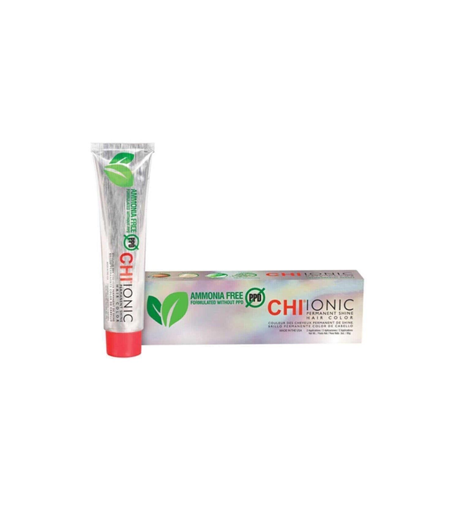 Chi Ionic Ammonia Free Permanent Hair Dye 6aa - Intense Ash Dark Blonde