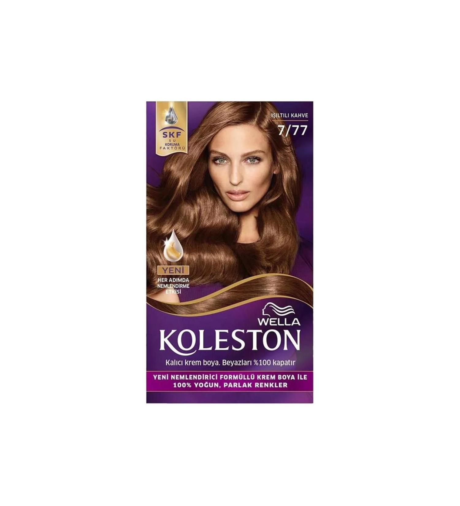 Wella Koleston Kit Paint 7/77 Shimmering Brown
