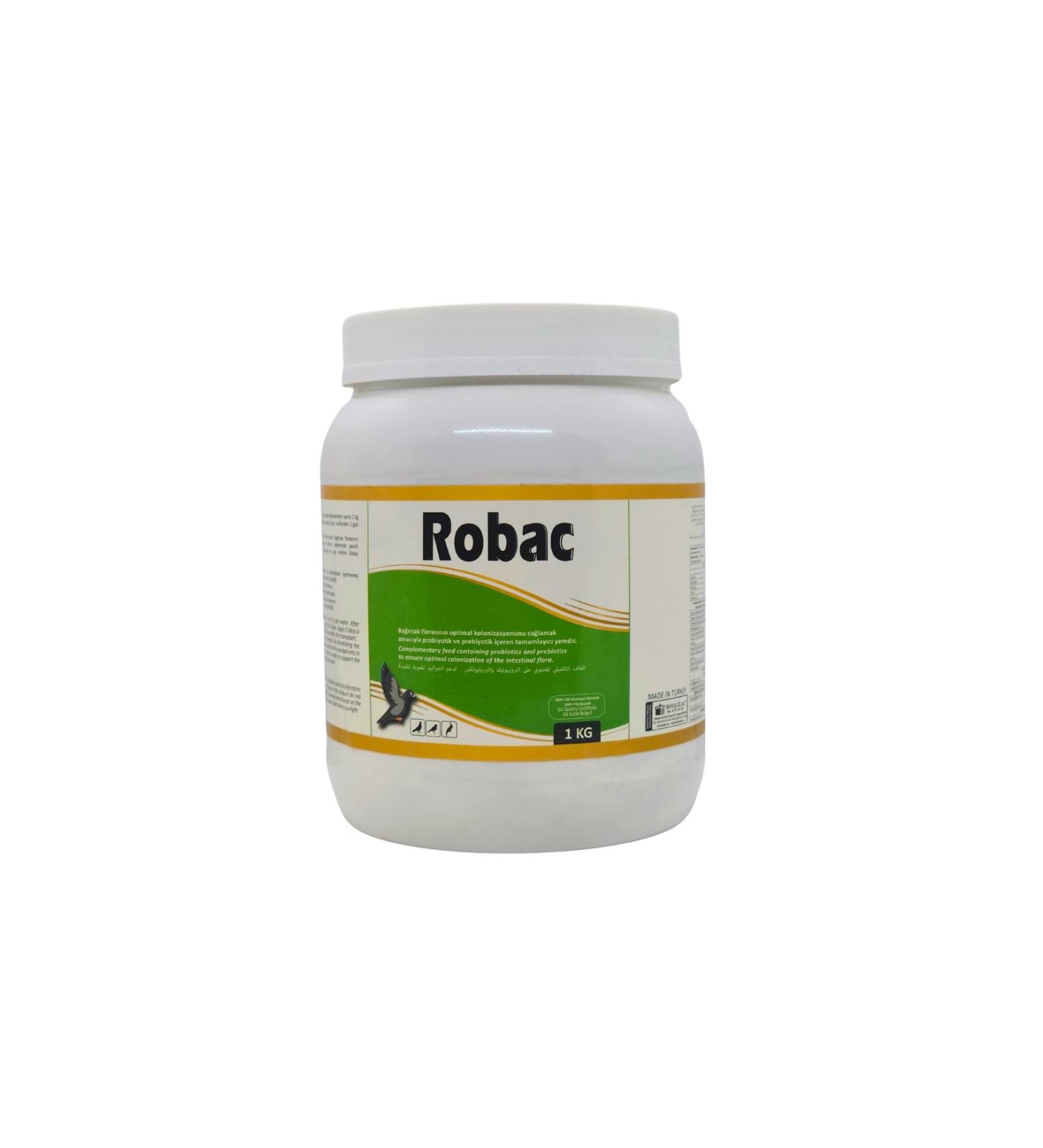 Royal la Royal la Robac 1 Kg. Probiotic and Prebiotic for Pigeons and Cage Birds