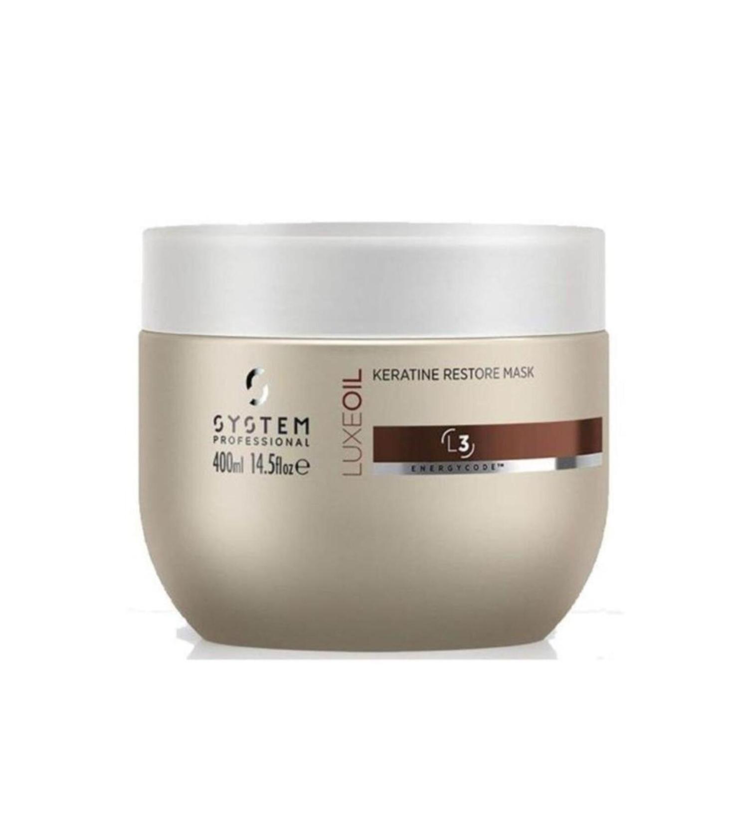 System Professional Luxoil Keratin Restorative Hair Mask 400ml