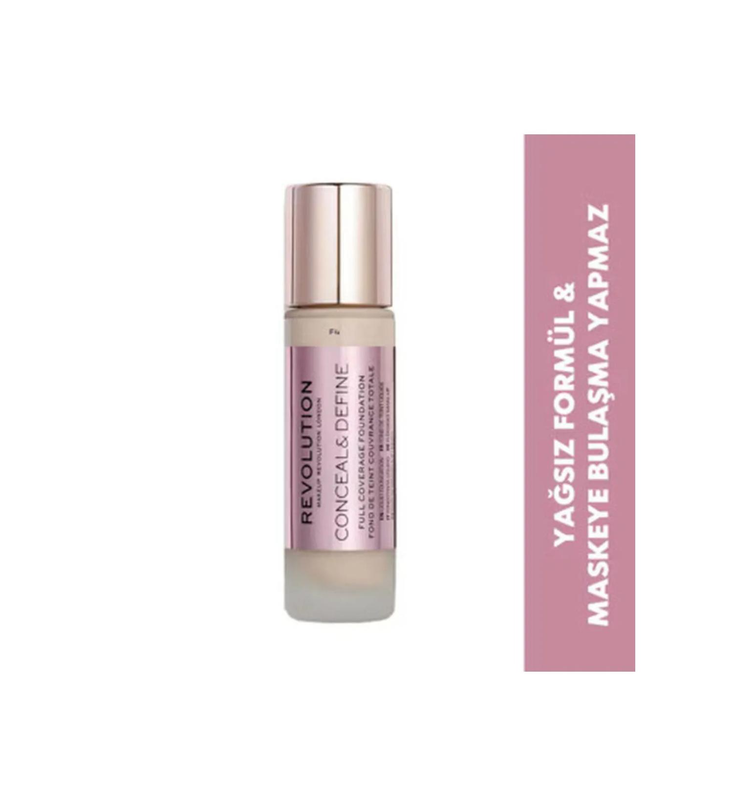 Revolution Long-Lasting Oil-Free Foundation F4