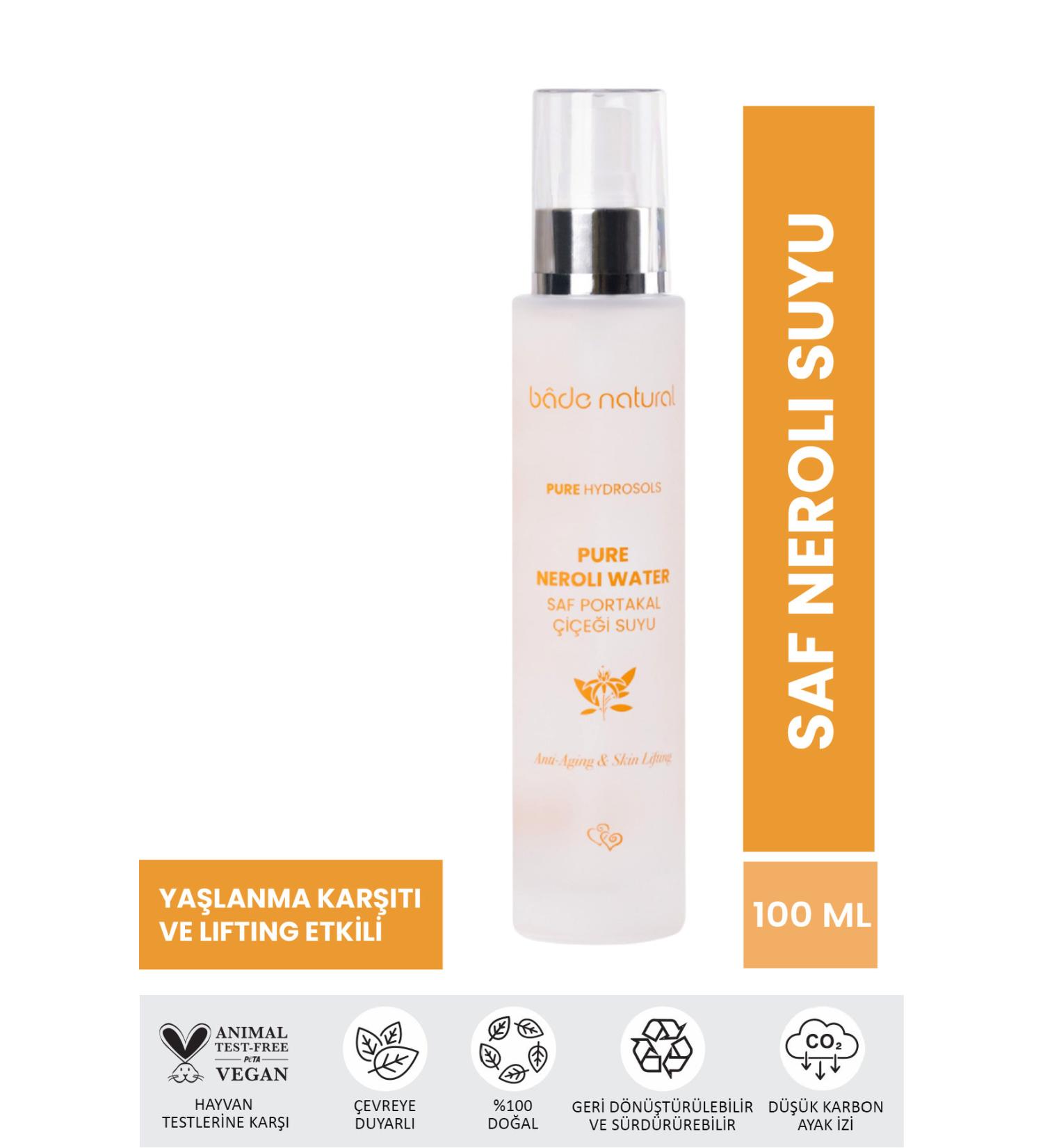 Bade Natural Neroli Water Anti-Aging Tonic 0 Natural and Pure 100 ml - Buy Online on GoSupps.com