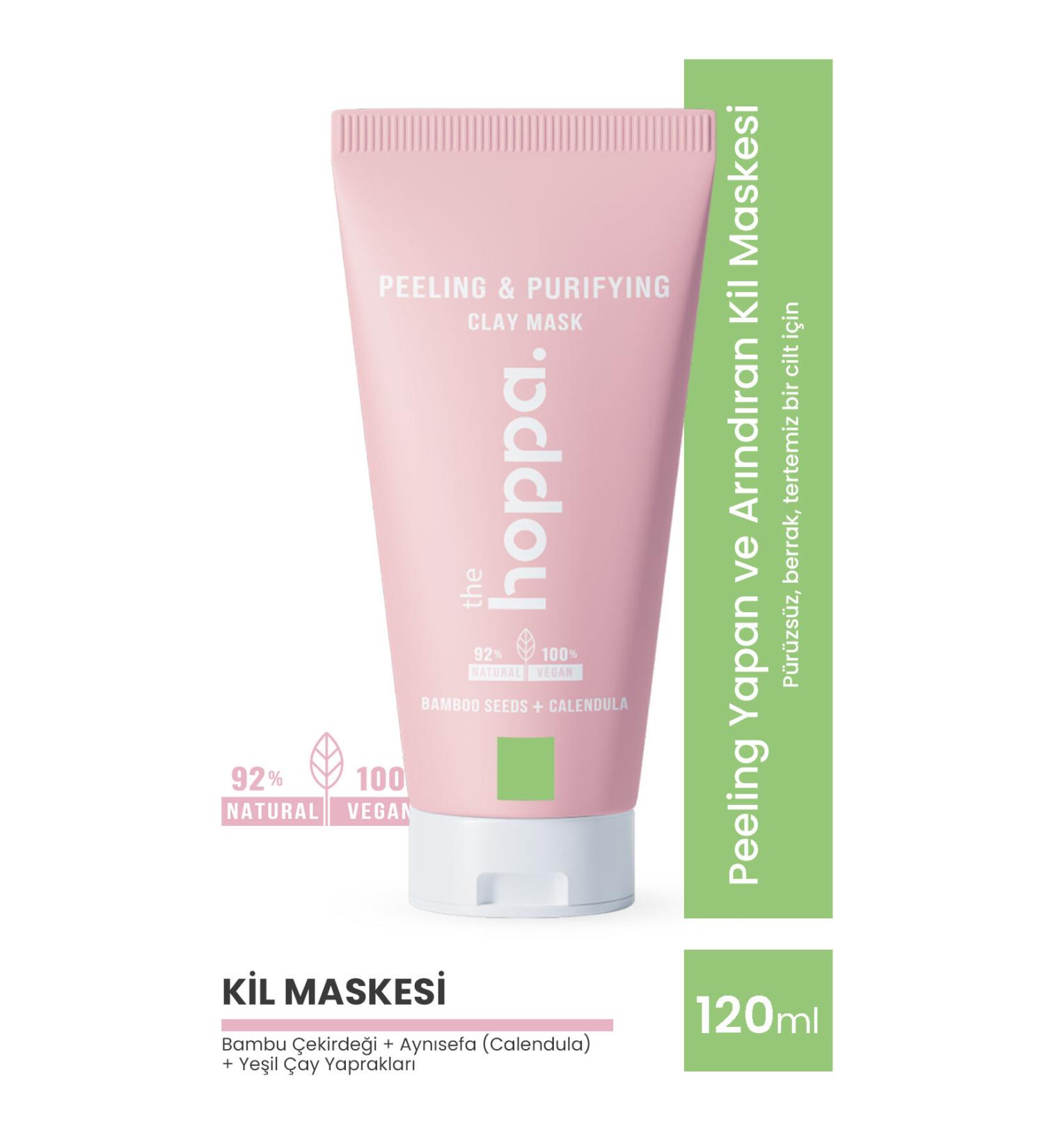 the hoppa. Exfoliating and Purifying Clay Mask Bamboo Seed + Calendula + Green Tea Leaves - Buy Online on GoSupps.com