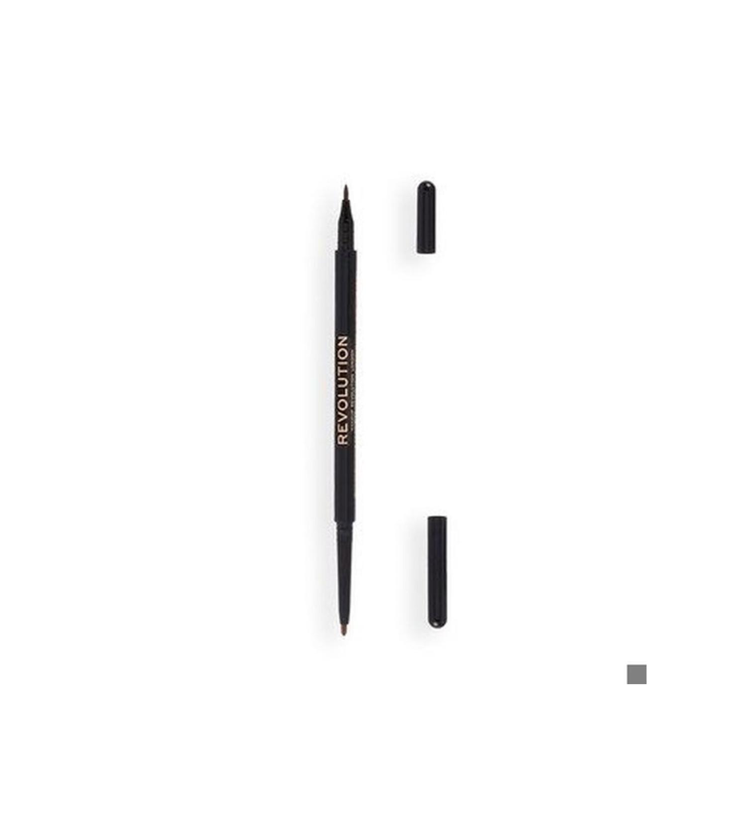 Revolution Felt and Kohl Eyeliner Brown - Buy Online on GoSupps.com