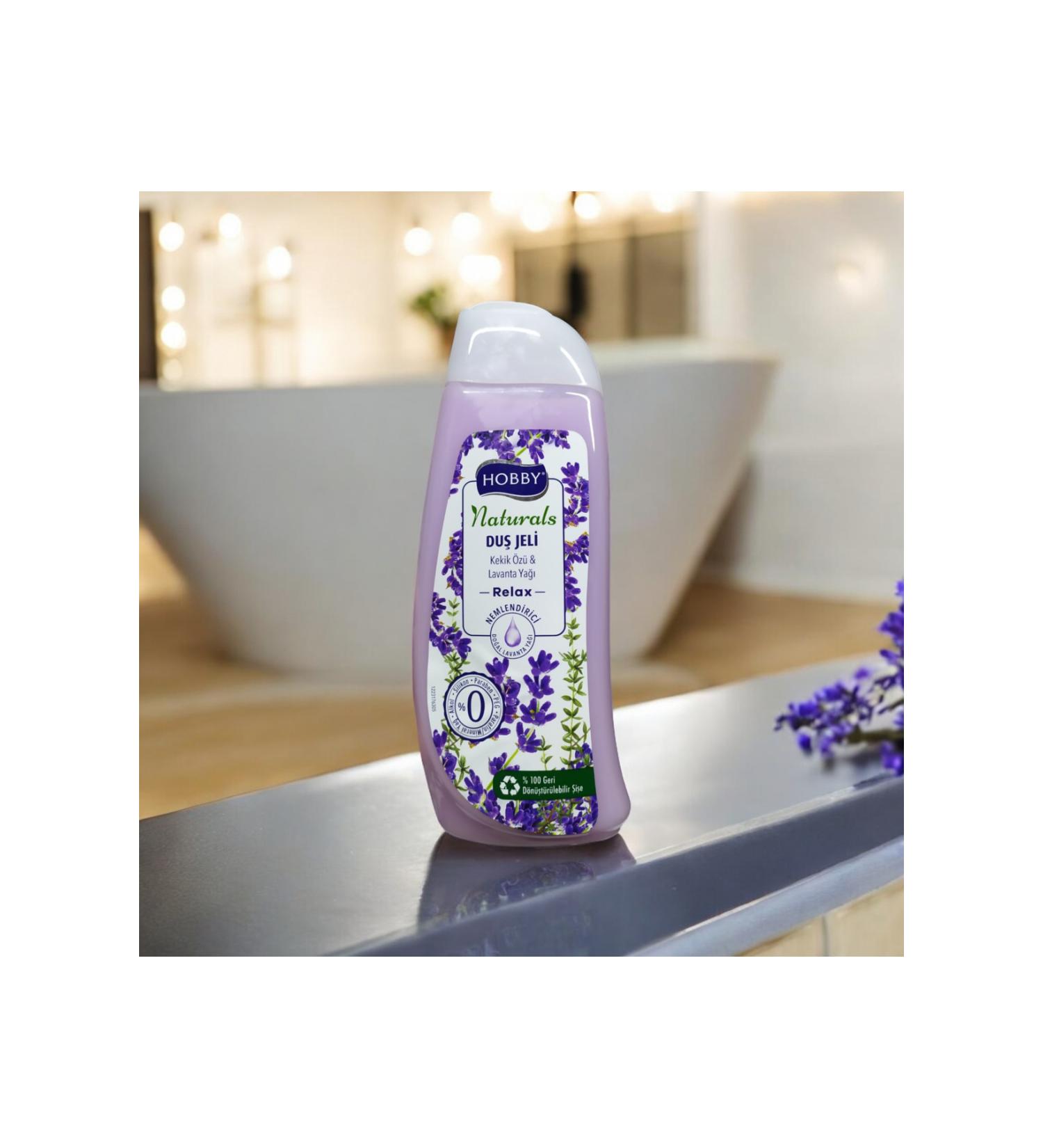 Hobby NATURALS RELAX THYME EXTRACT & LAVENDER OIL SHOWER GEL 500ML