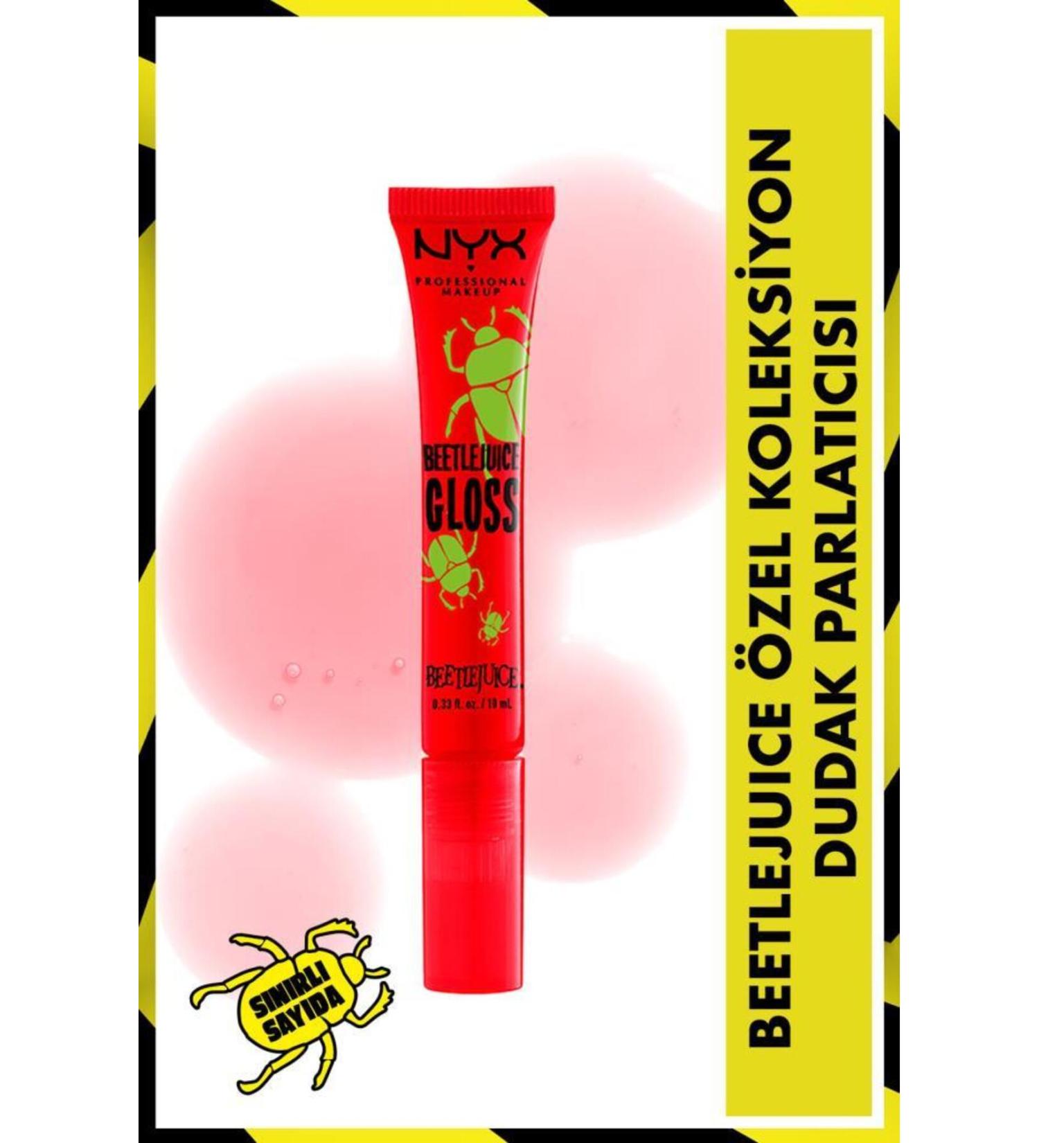 NYX Professional Makeup Beetlejuice Special Collection Lip Gloss - Buy Online on GoSupps.com