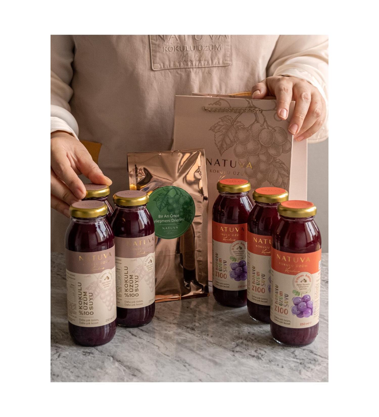 NATUVA Scented Grape Juice 250 ml Package - Buy Online on GoSupps.com