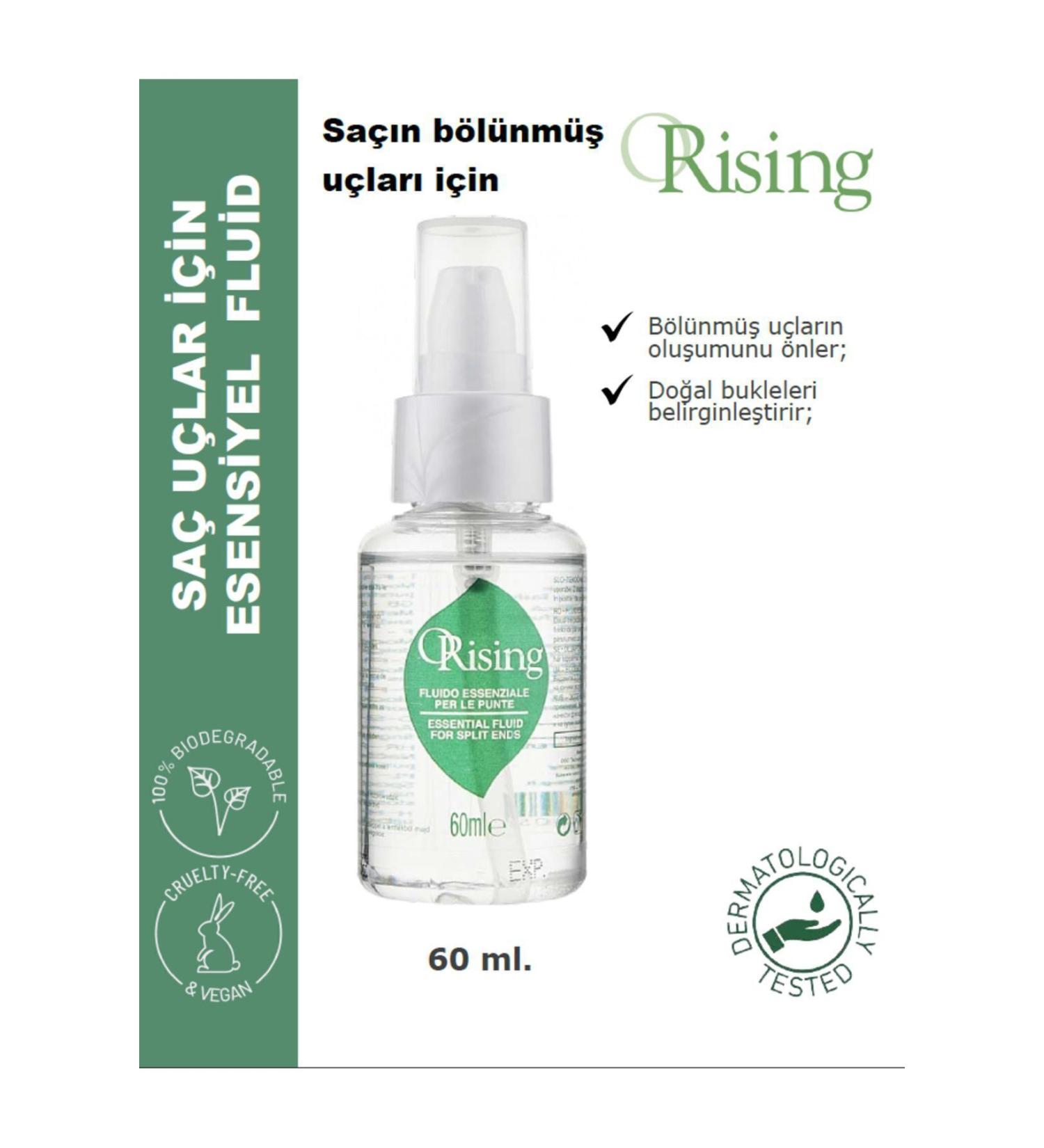 ORising Hair Essential Fluid for Ends Defines Natural Curls 60 ml