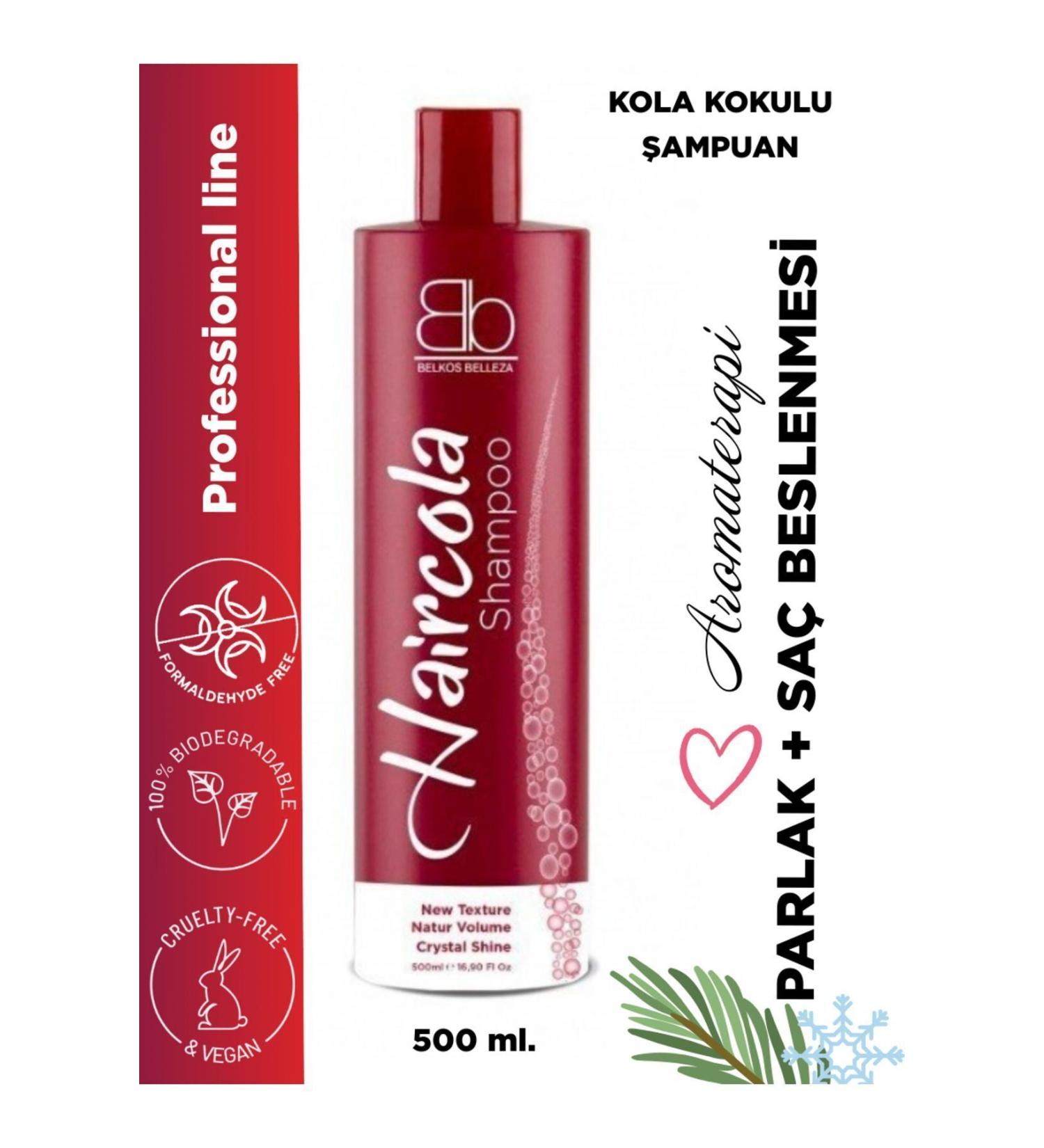 BB Belkos Belleza - Sebum Production Normalizing and Volumizing Shampoo Cola Scented 500 Ml.