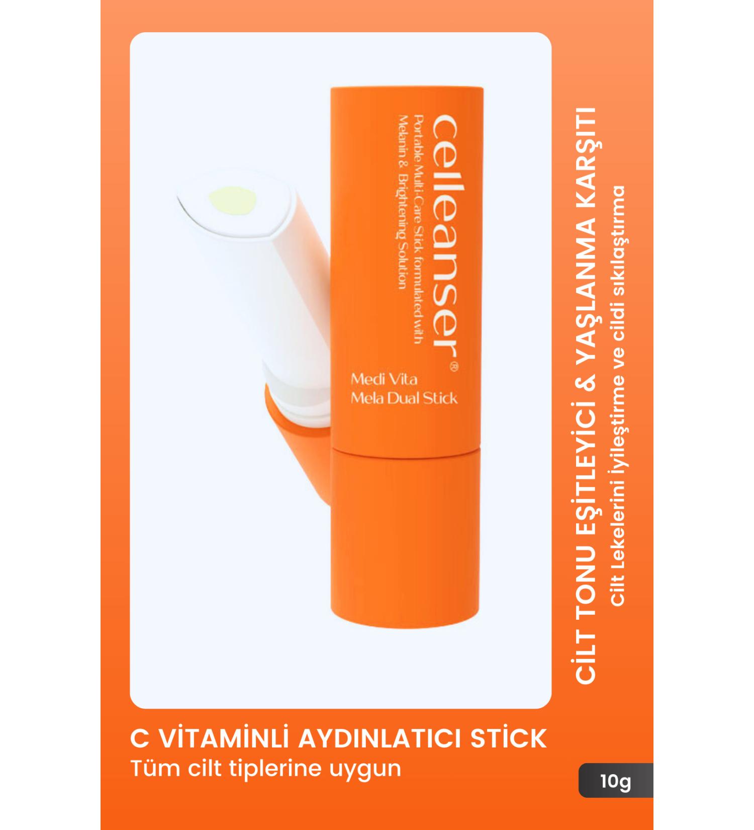 celleanser Vitamin C Anti-Aging Brightening Skin Tone Equalizing Face Stick - Buy Online on GoSupps.com