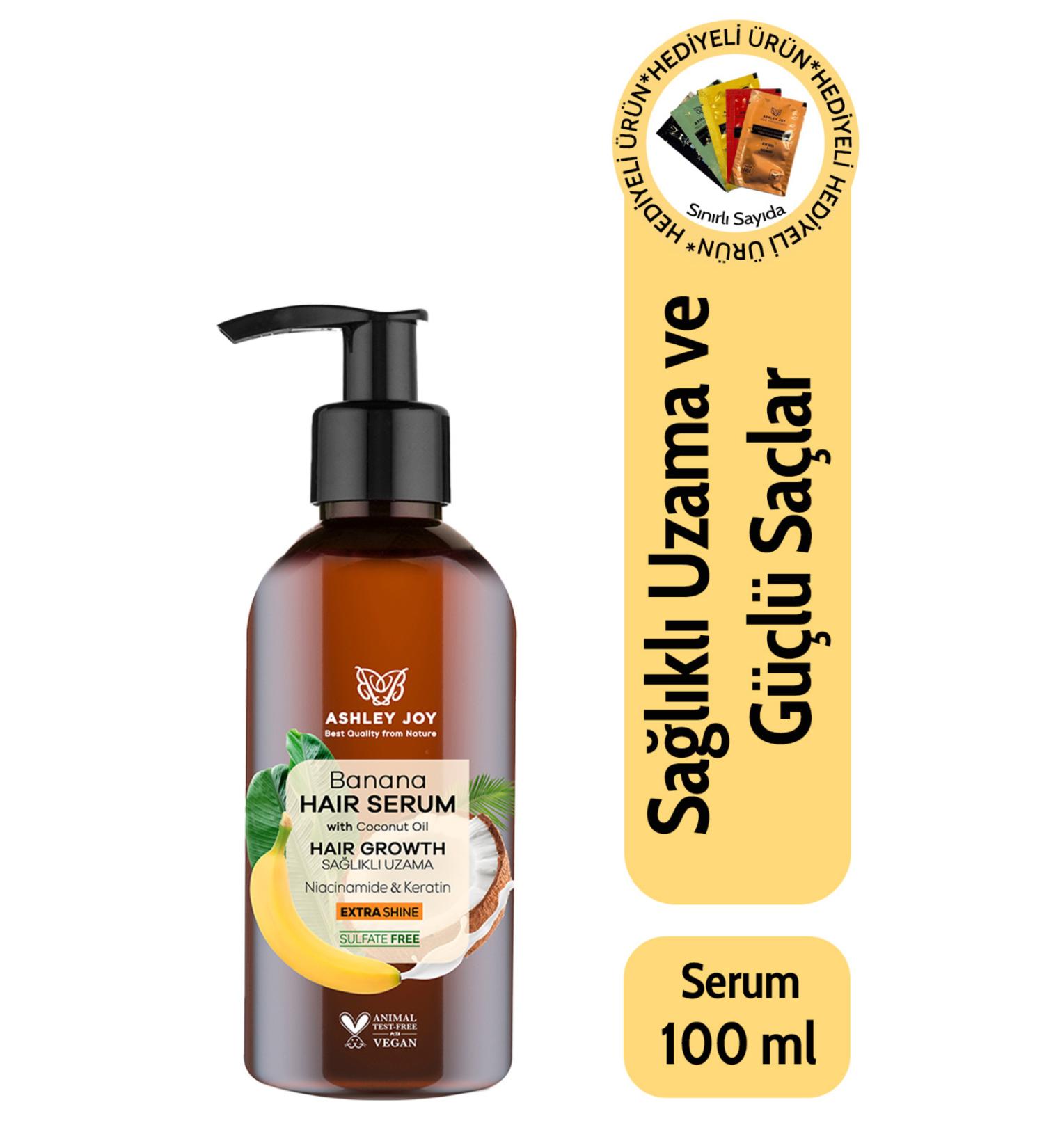 Ashley Joy Fast Extension Effective Intensive Moisture Care Shine Banana Hair Serum 100 ml - Buy Online on GoSupps.com