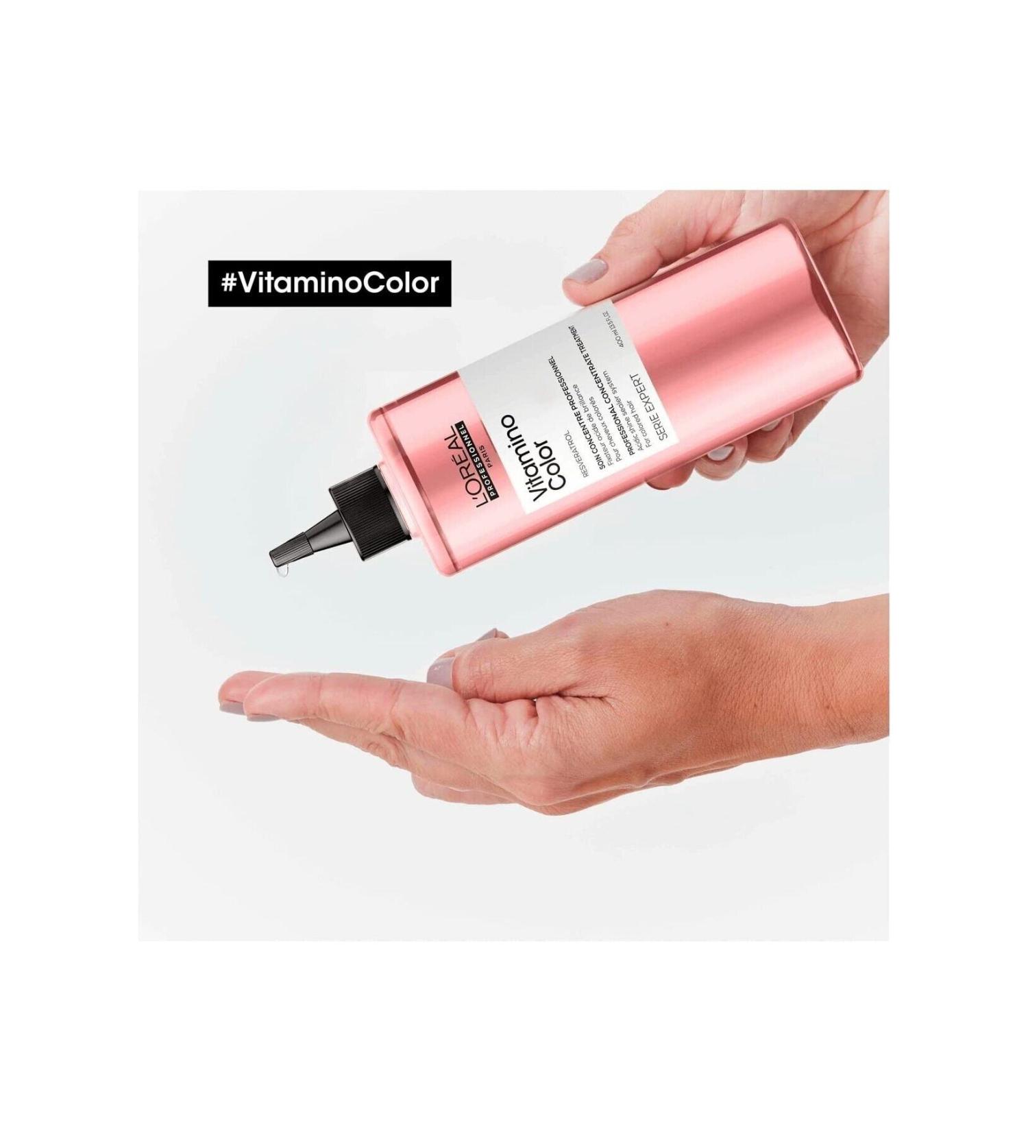 L'oreal Professionnel Vitamino Color Concentrate 400ml KUAFOREVA67 provides maximum color protection for dyed hair - Buy Online on GoSupps.com