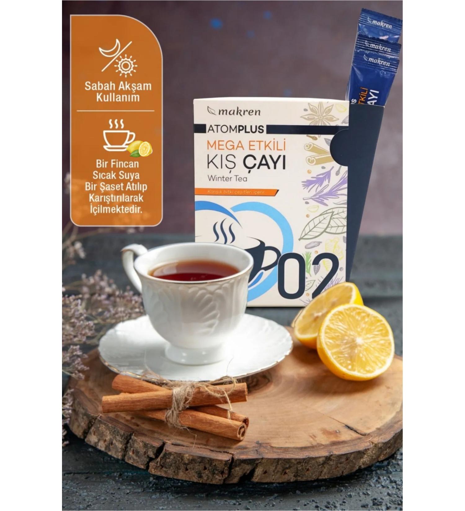 Makren Atom Winter Tea - 20 Pieces Sachet - Buy Online on GoSupps.com