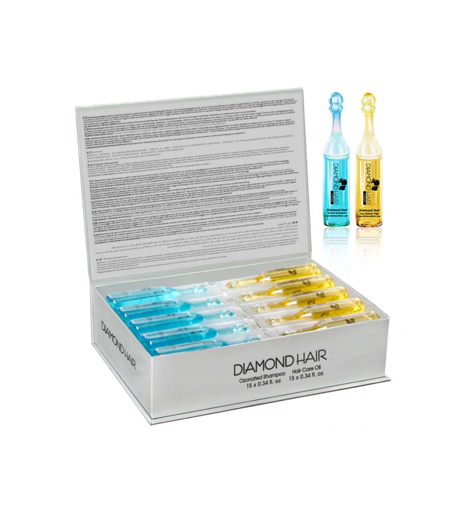 DIAMOND HAIR Repairing Hair Care Oil and Fast Hair Growth Effective Shampoo Anti-Loss Serum for Treated Hair - Buy Online on GoSupps.com