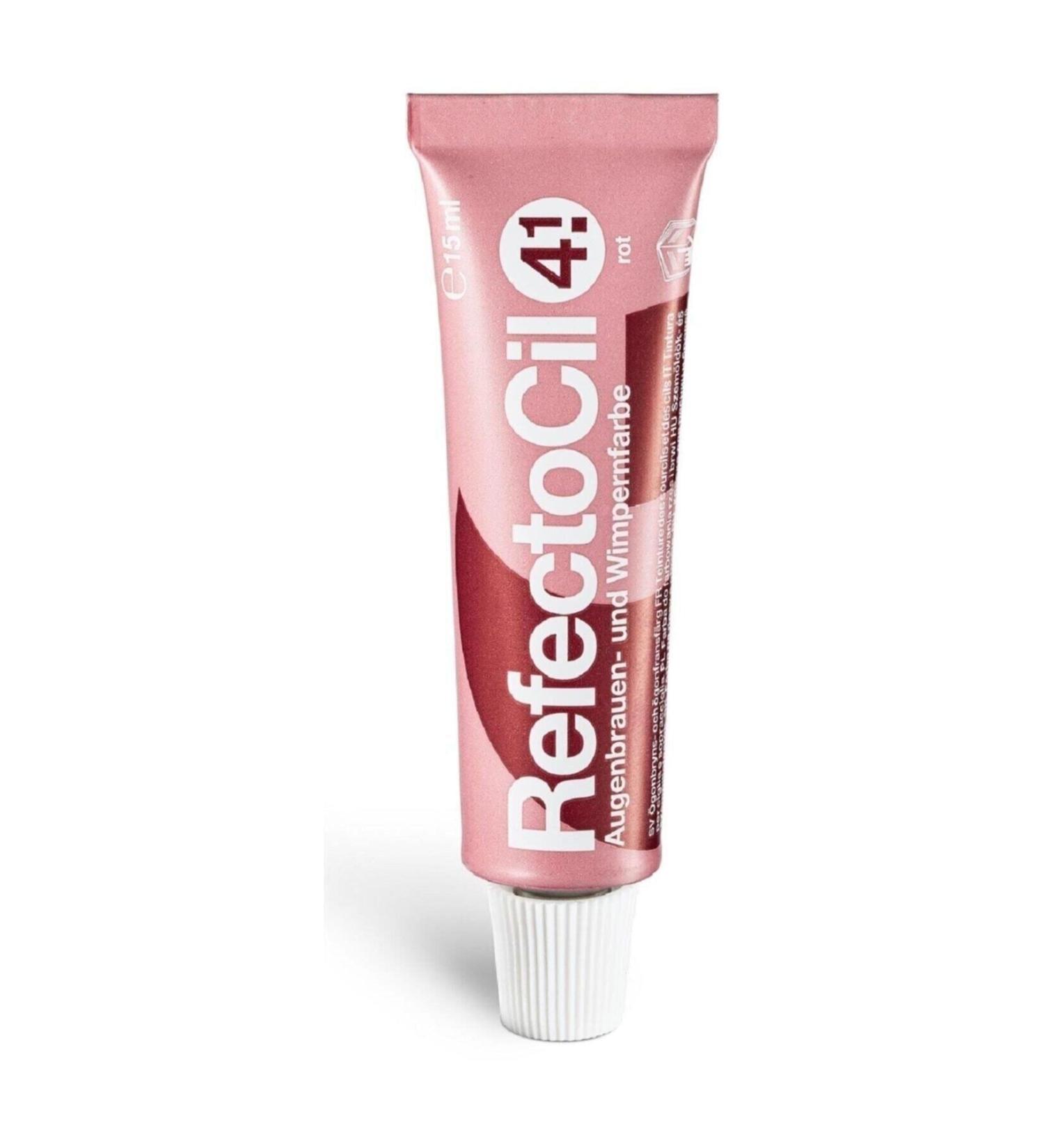 Refectocil Improved Herbal Formula Eyebrow and Eyelash Dye 4.1 Red 15 Ml
