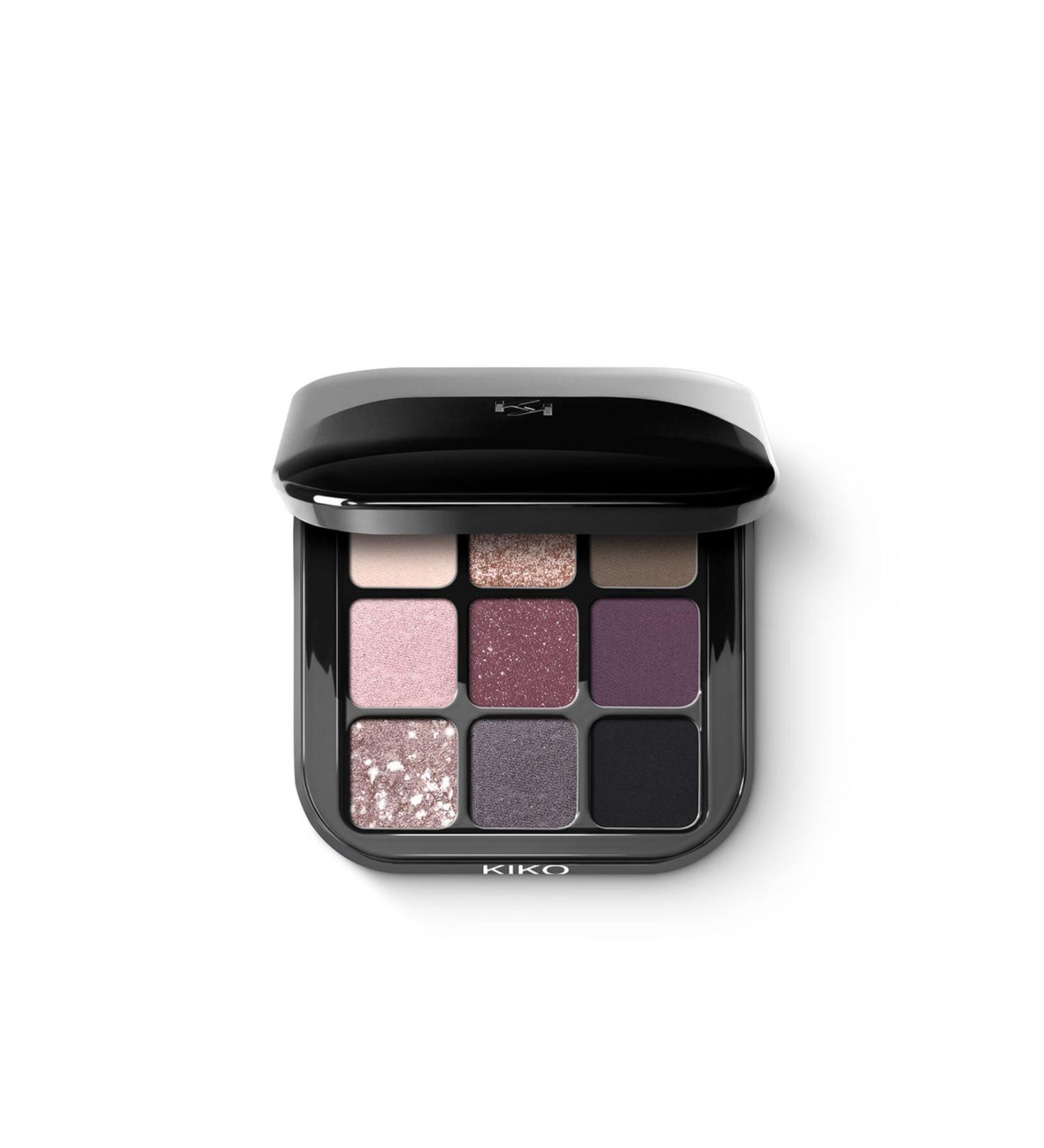 KIKO Easy-to-Apply Permanent Luminous Eye Palette with Light Texture-04 Mauve Selection Demb.2359