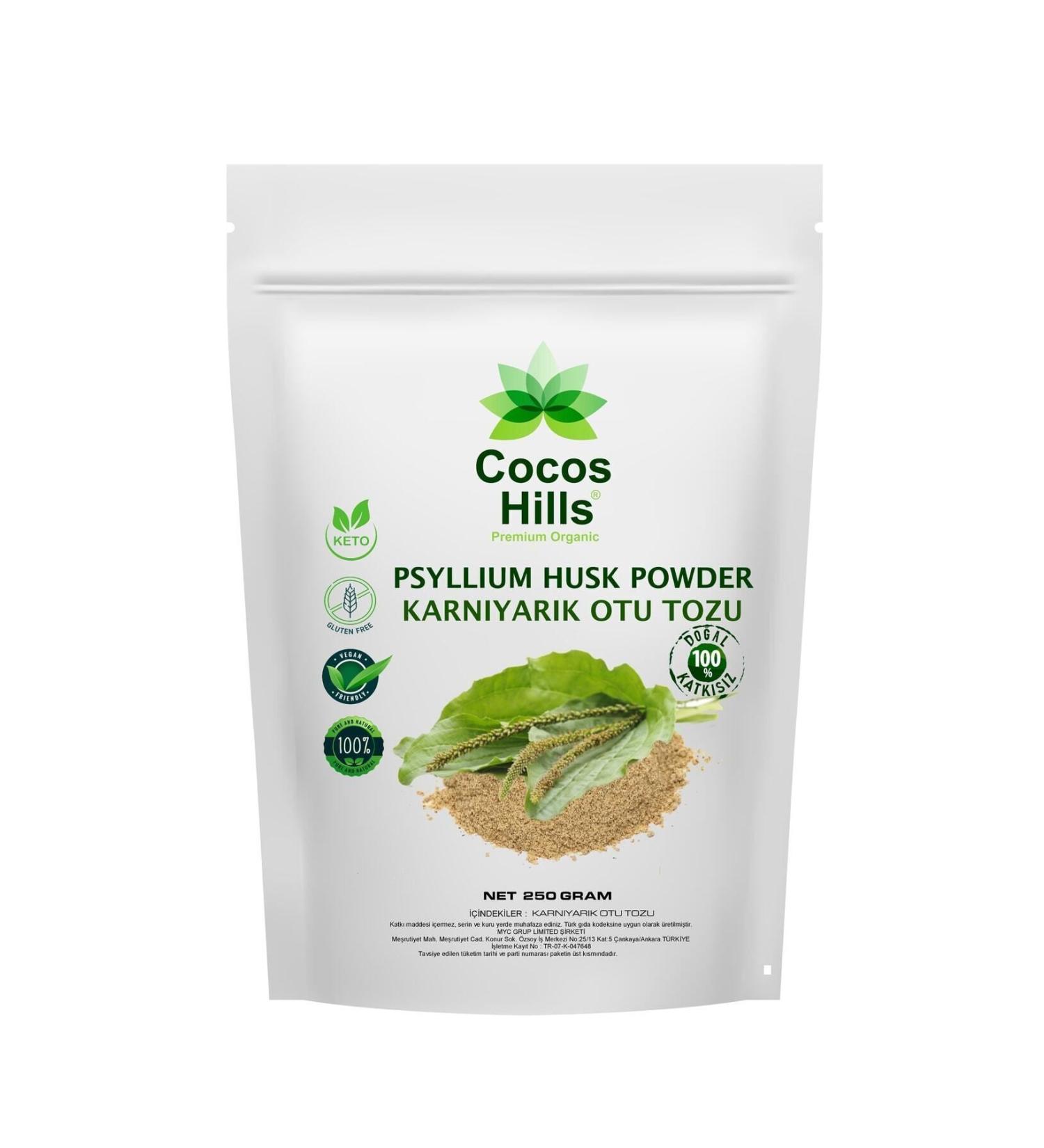 Cocos Hills Psyllium Husk Powder Pure Psyllium Husk Powder No Additives 250 grams