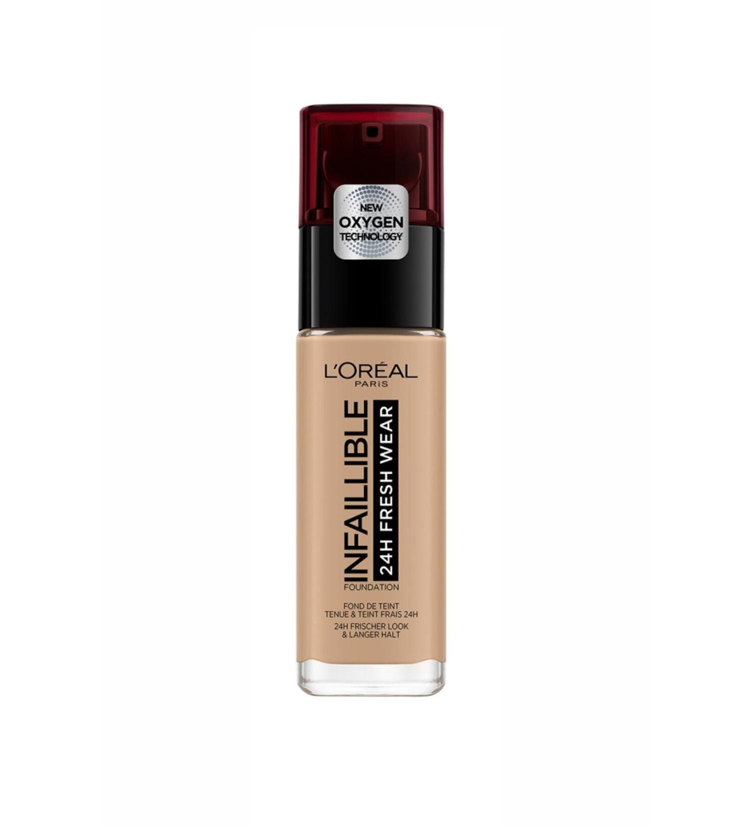 L'Oreal Paris Long-Lasting Foundation - Infaillible 24h Fresh Wear 130 True Beige 30 ml 3600523614417 - Buy Online on GoSupps.com