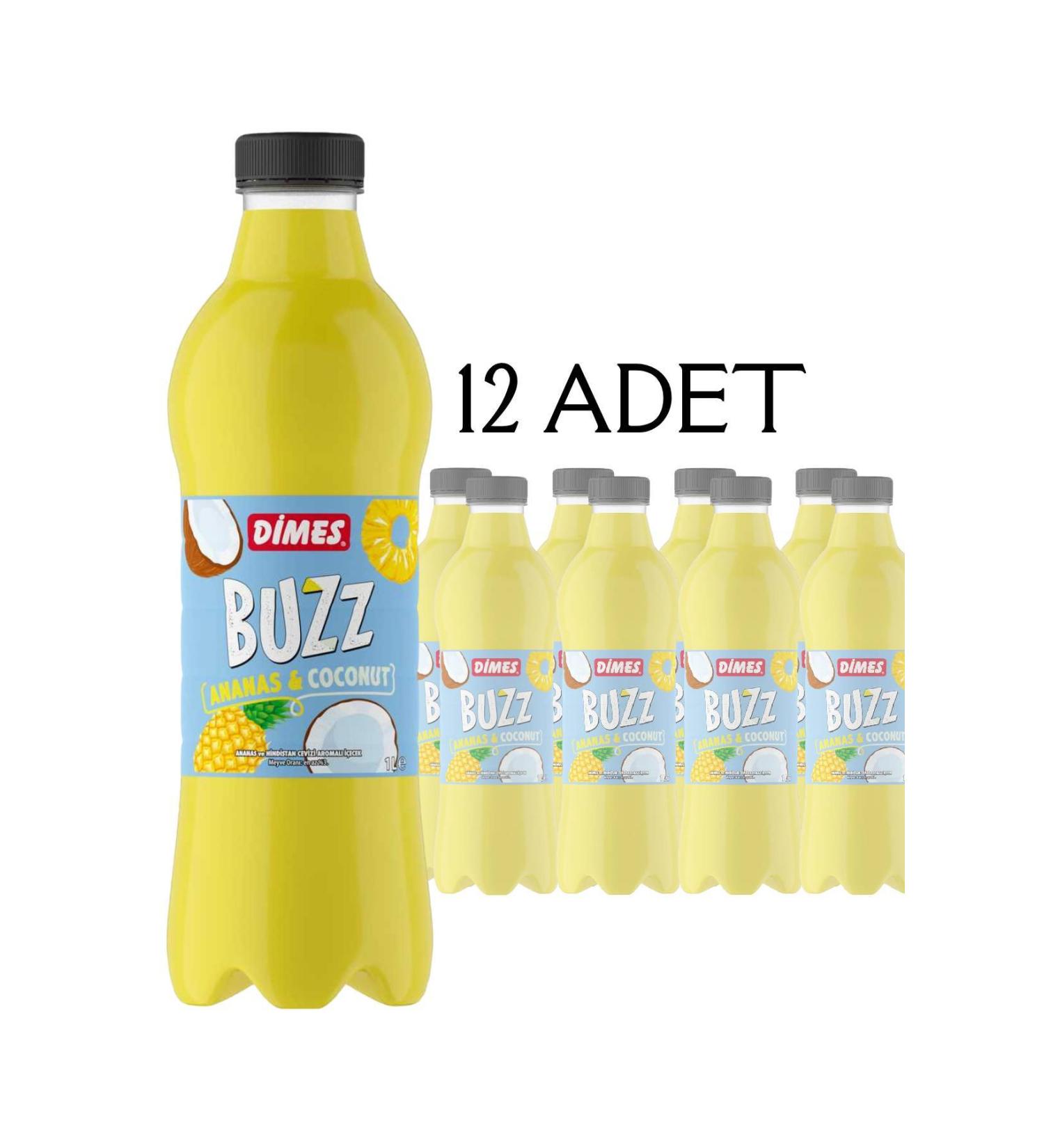 DiMesla Buzz Pineapple&Coconut 1L