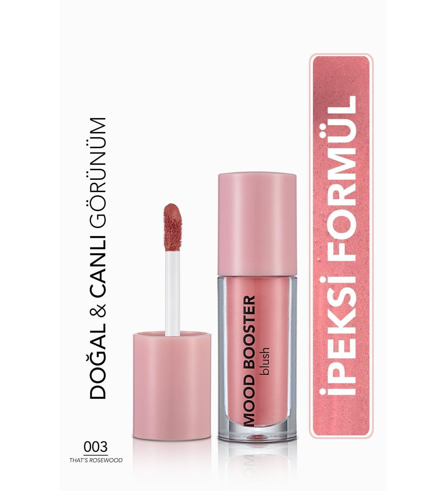 Flormar Natural and Smooth Finish with a Long-Lasting Structure and Intense Pigment Liquid Blush-003 eleg.3287