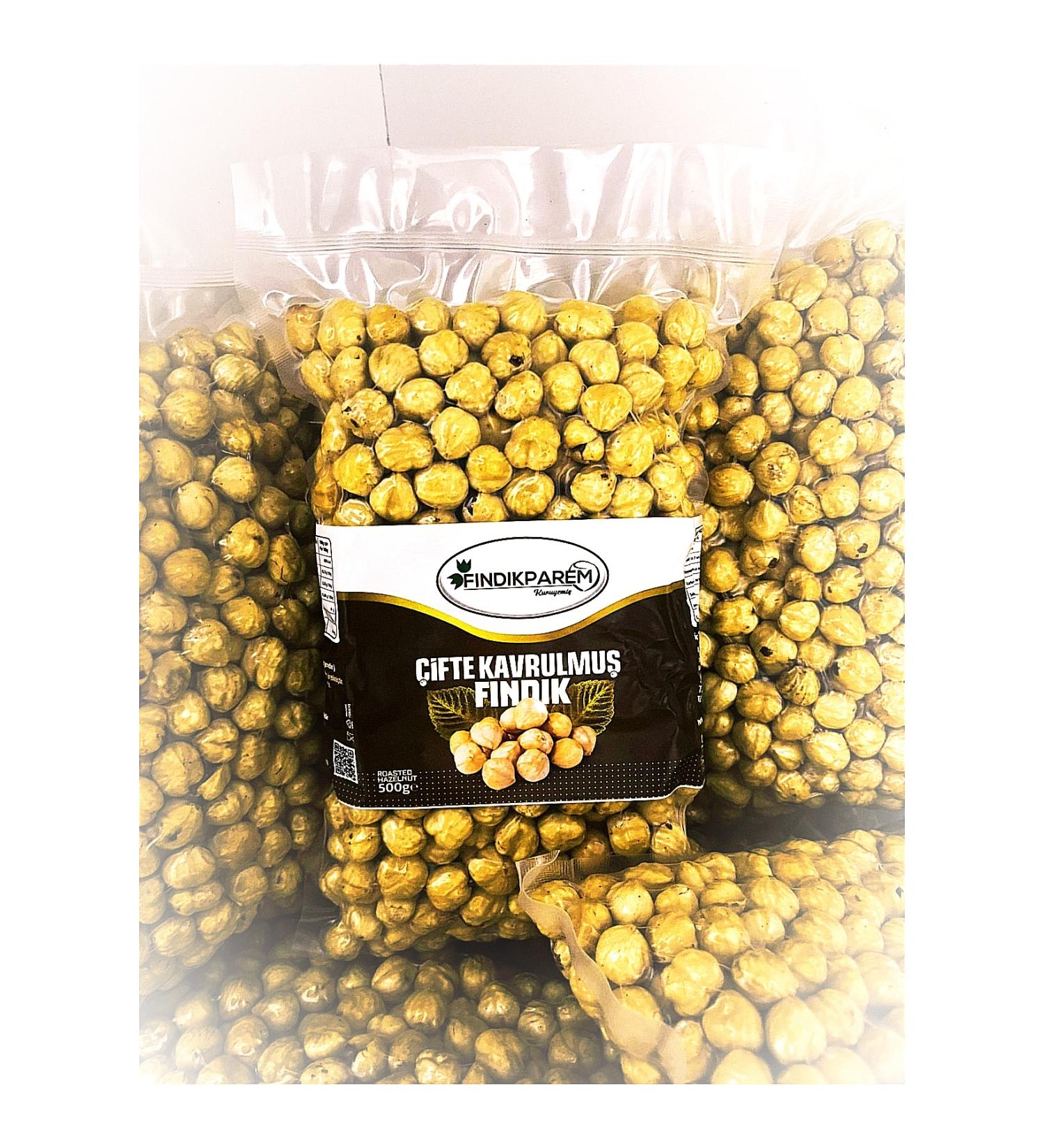 F nd kparem DOUBLE ROASTED HAZELNUTS 500 GR VACUUM