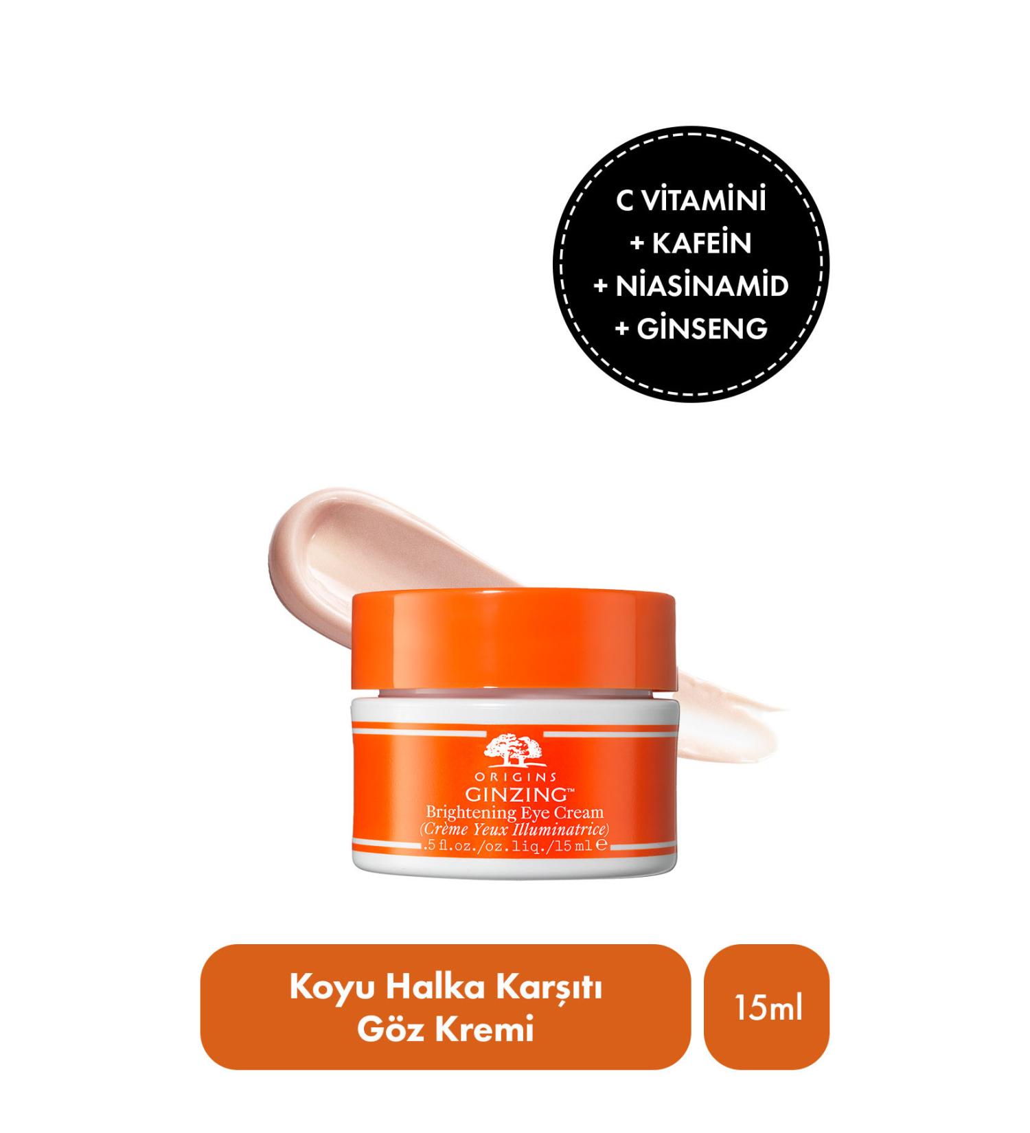 Origins Ginzing Revitalizing Eye Cream with Vitamin C & Niacinamide 15 ml Original - Buy Online on GoSupps.com