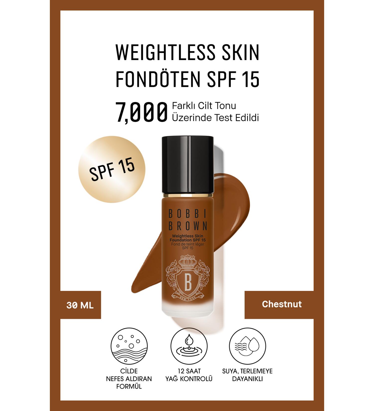 Bobbi Brown Moisturizing Foundation SPF15 30 ml With Intense and Light Formula-Chestnut Passi.4980