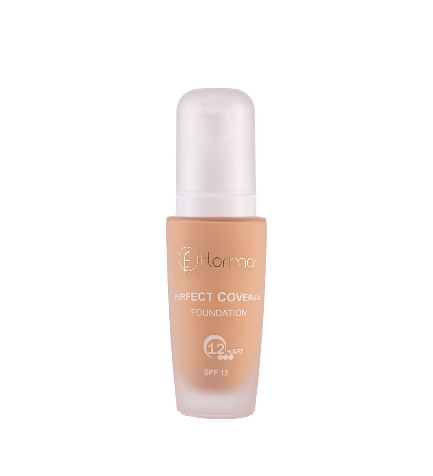 Flormar Water Based Foundation Perfect Coverage No: 120 Beige 30 ml NTRLB384