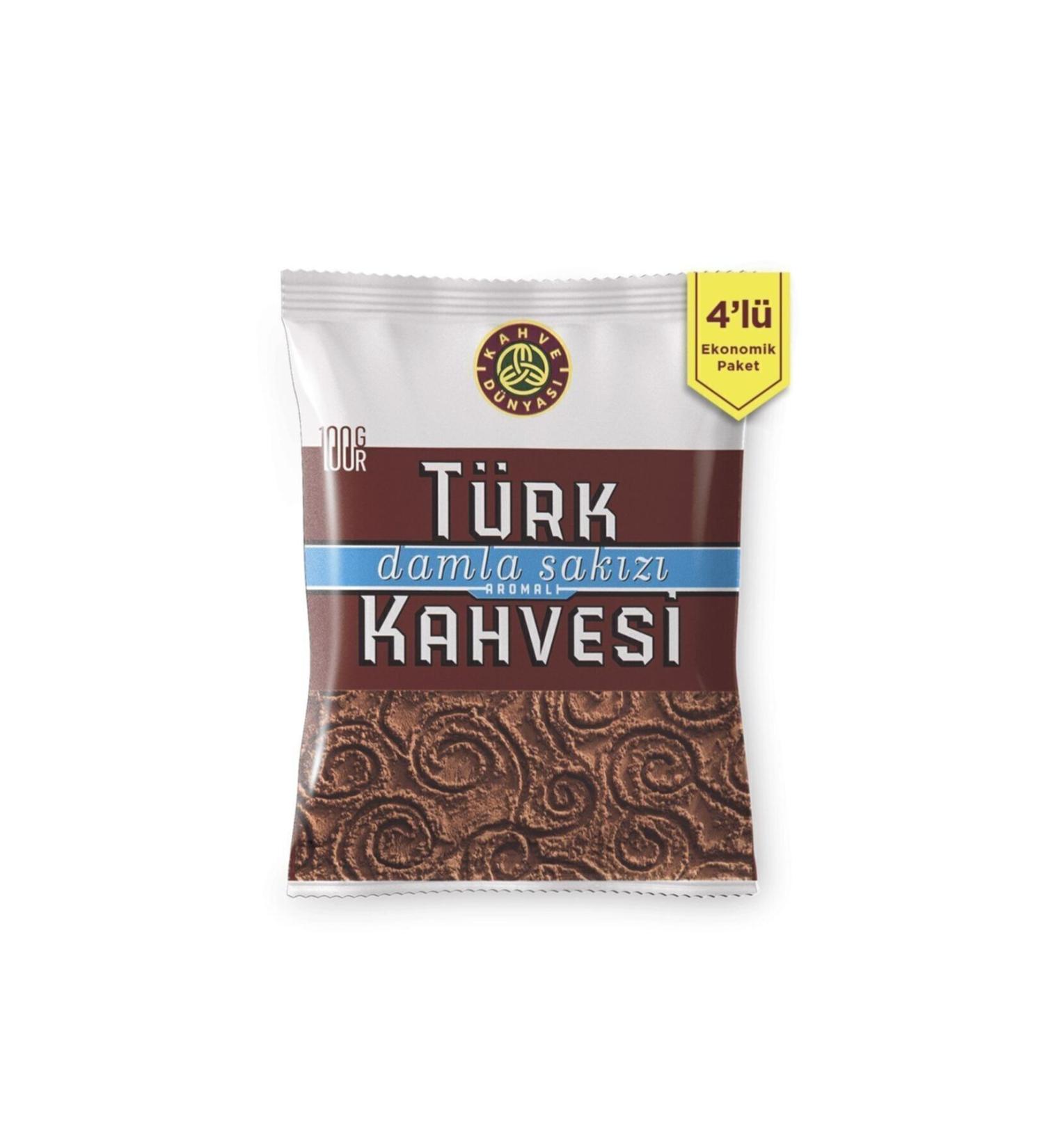 Coffee World 4 Piece Coffee World Mastic Turkish Coffee