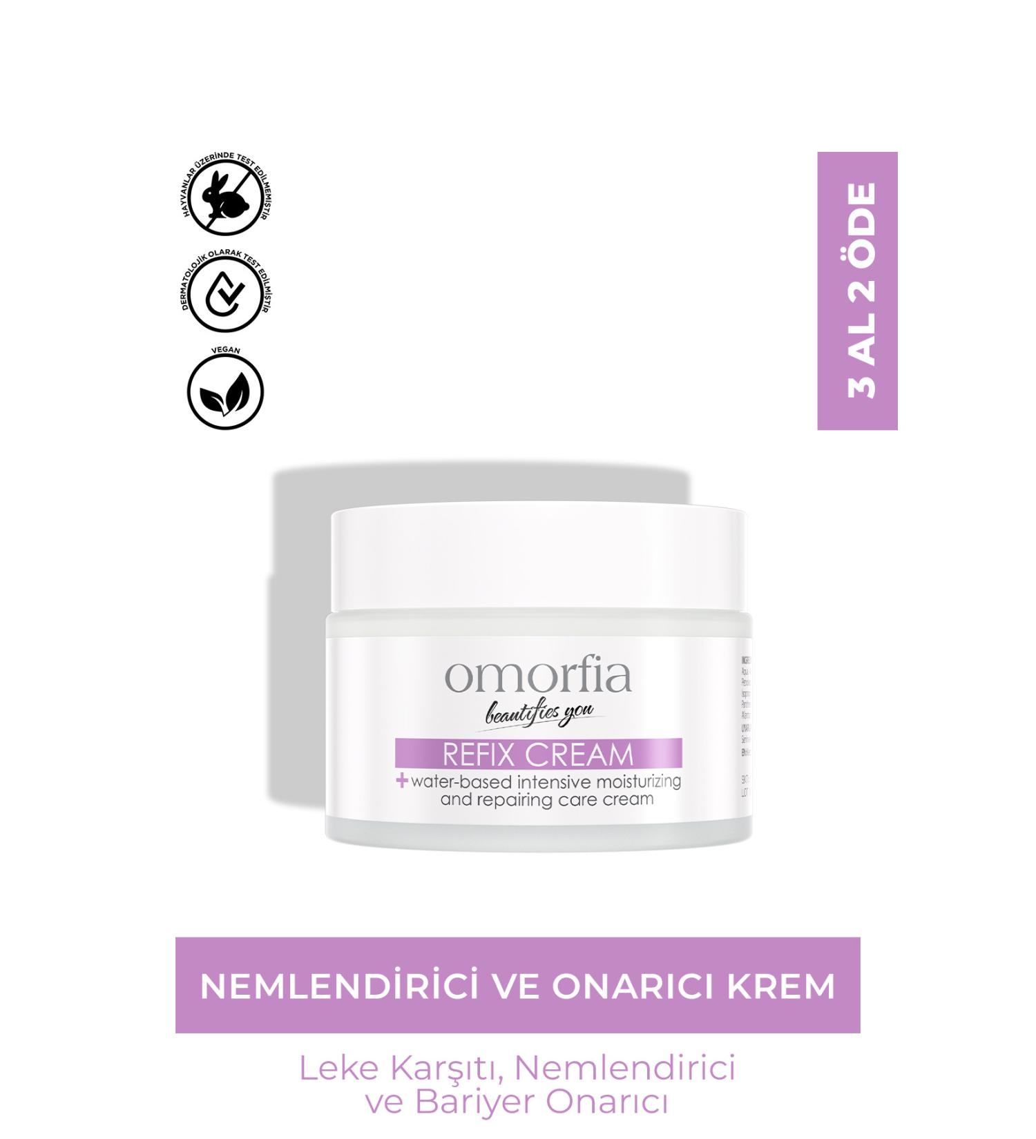 OMORFIA Pro Vitamin B5 Supported Water Based Intensive Moisturizing Skin Tone Equalizing Care Cream 50 gr - Buy Online on GoSupps.com