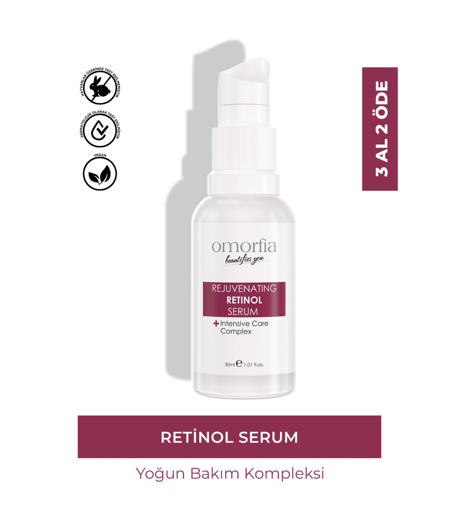 OMORFIA Anti-Aging and Anti-Wrinkle Repair Nourishing 1% Retinol Skin Care Serum 30 Ml - Buy Online on GoSupps.com