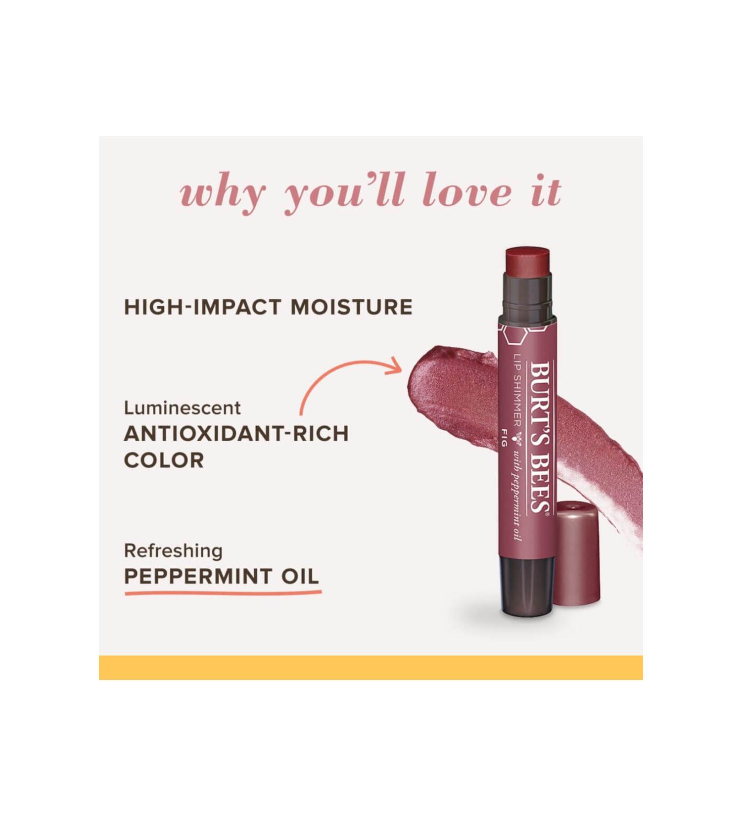 Burt's Bees Fig Color Natural and Shiny Look