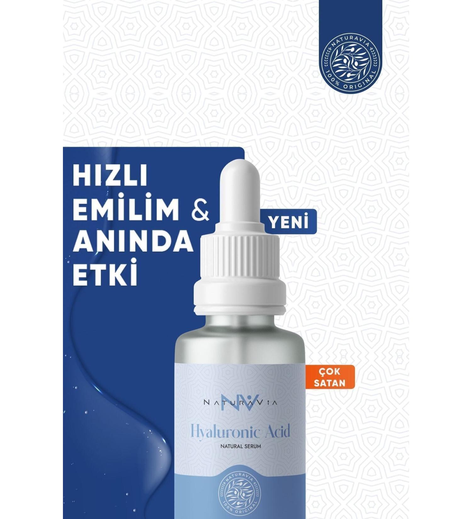 NATURAVIA COSMETICS Hyaluronic Acid Serum - Buy Online on GoSupps.com