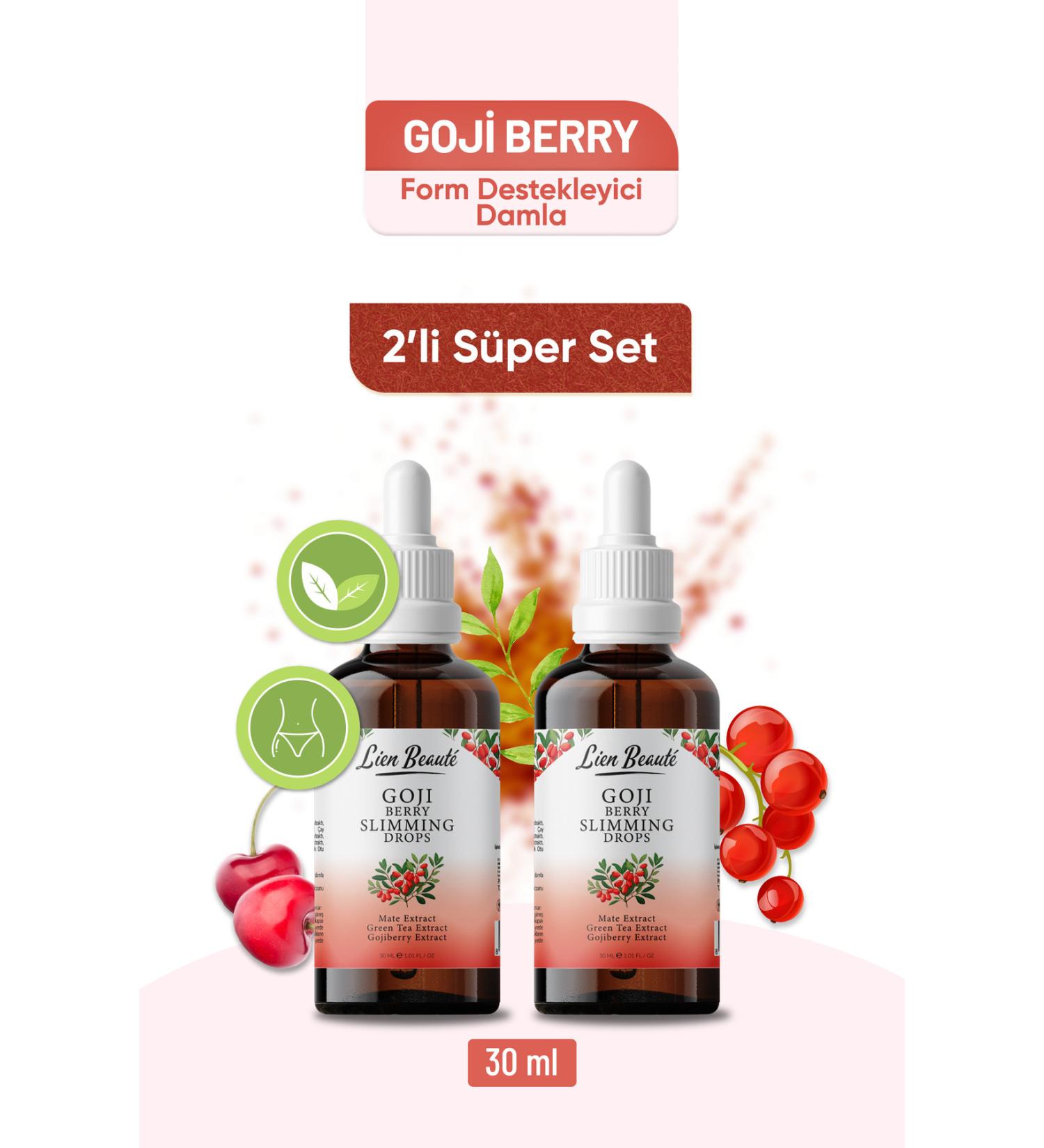 Lien Beaute Goji Berry Weight Loss Control Helping Detox Form Support Drops 2 Pack - Buy Online on GoSupps.com