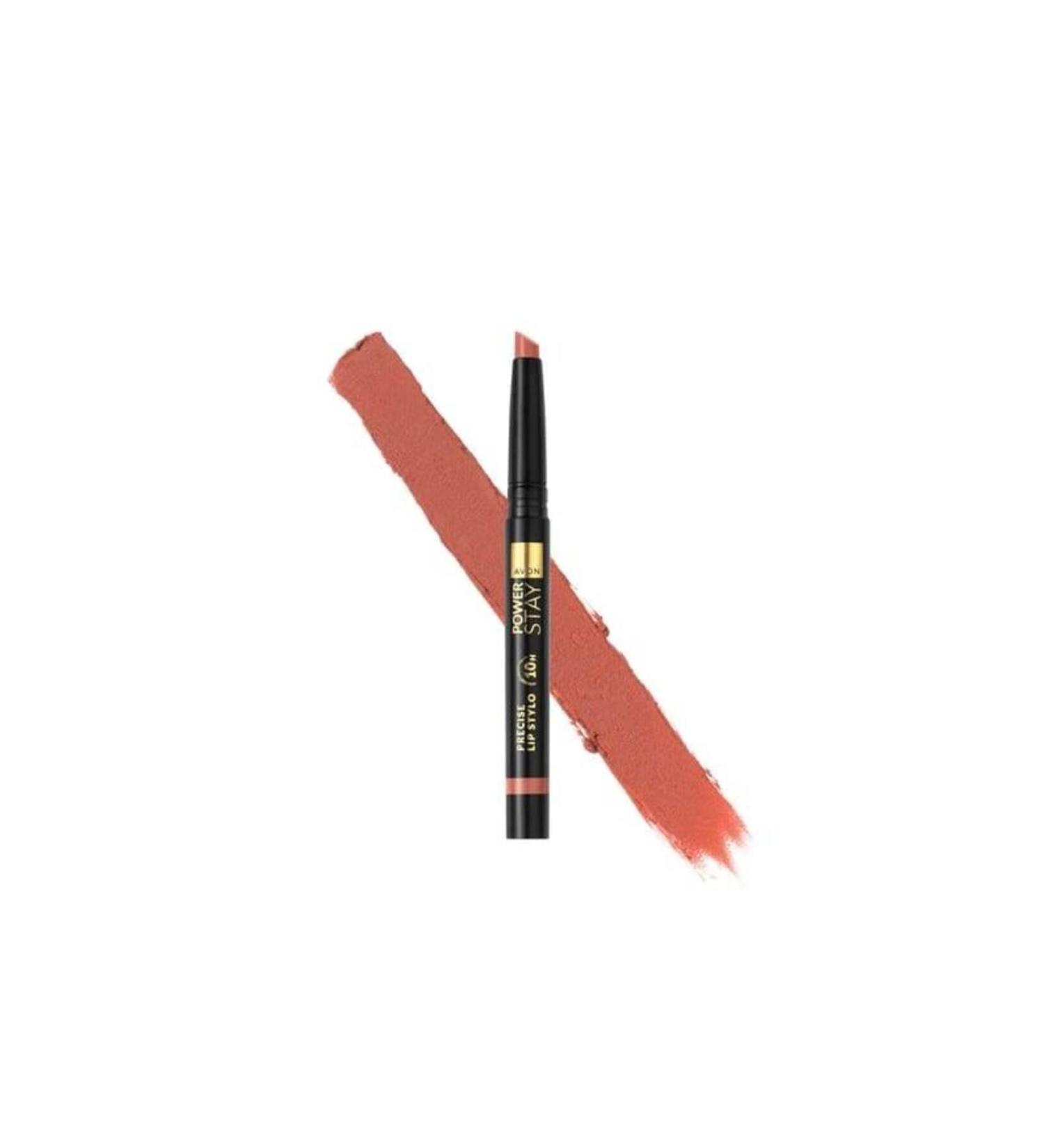 Avon Power Stay Precise Stylo Lipstick. Coral Queen - Buy Online on GoSupps.com